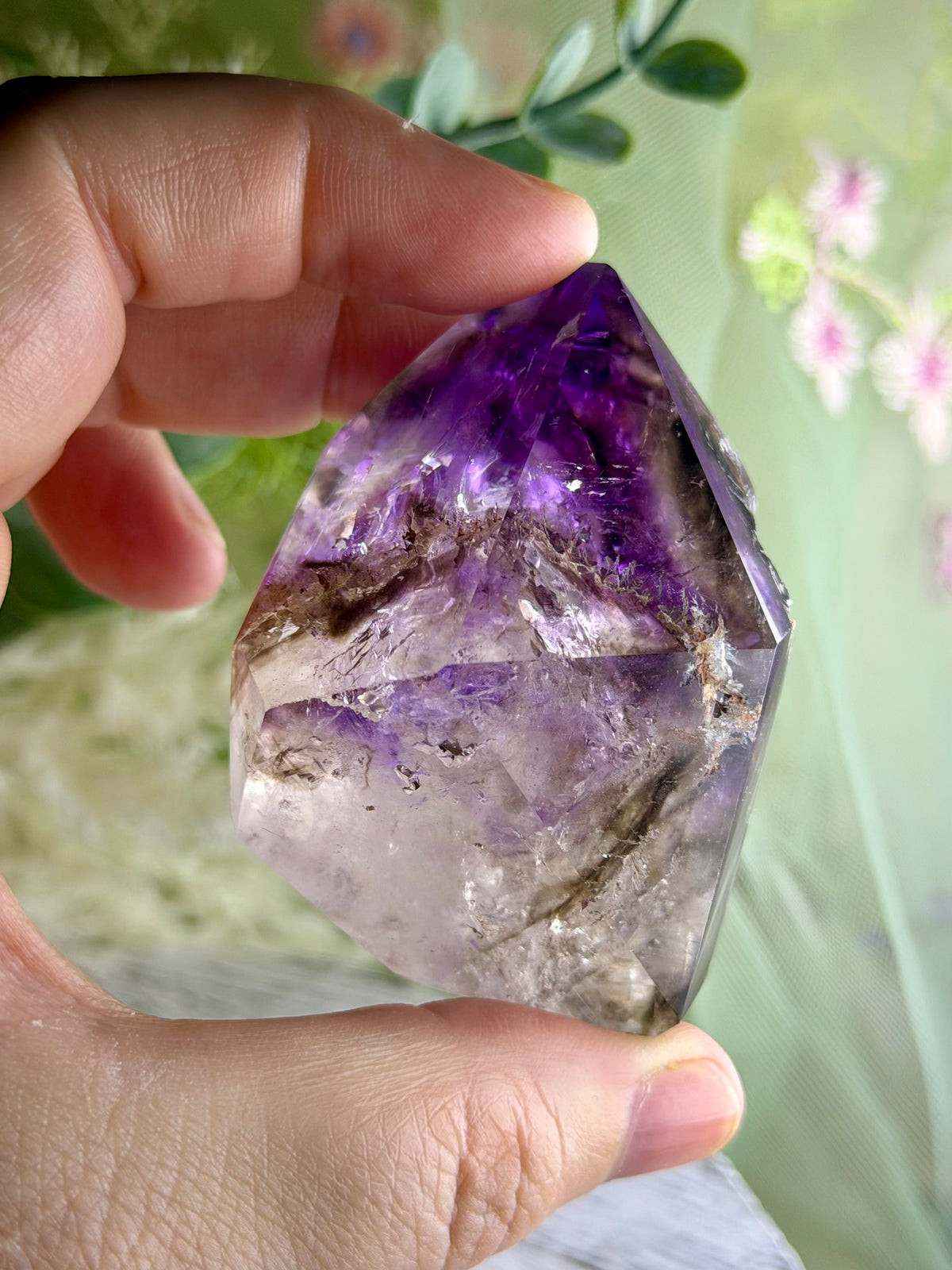 Polished Amethyst Elestial | Brazil