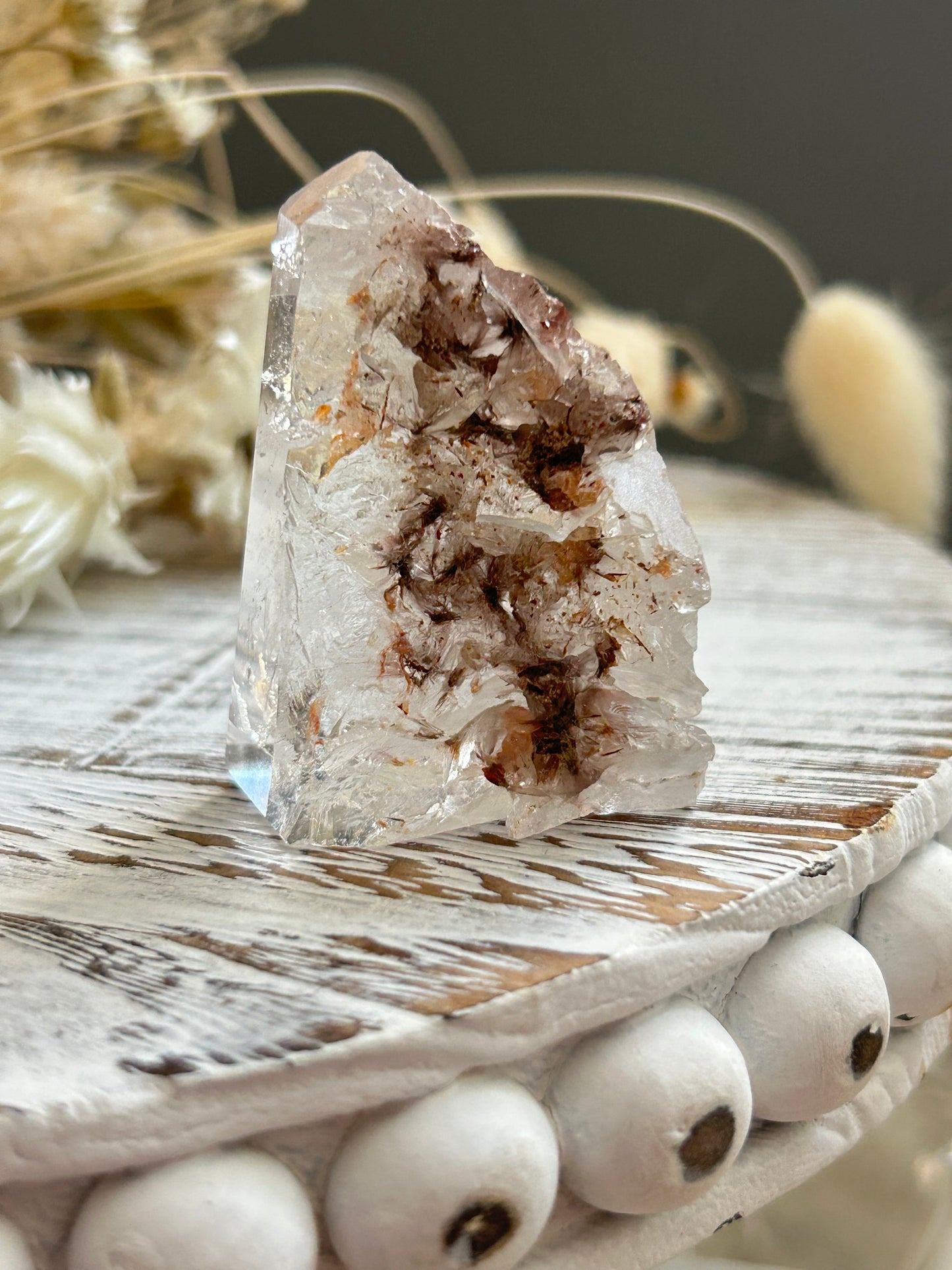 Lodolite Rutile Quartz Freeform – Natural Garden Quartz with Rutile Inclusions