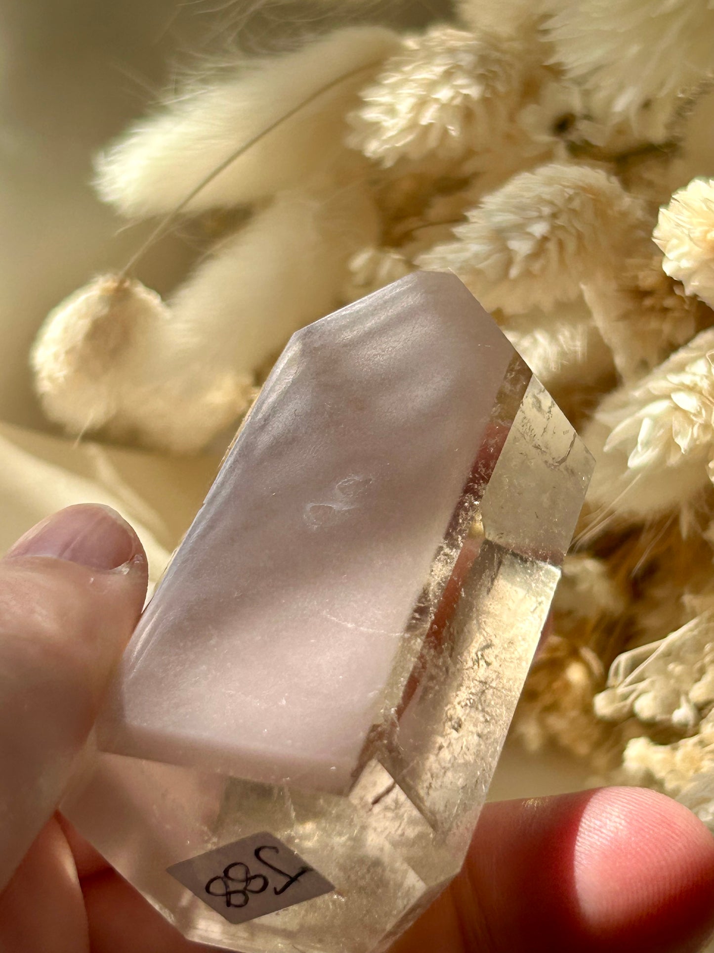 Pink Lithium Tower | Soft Blush and Calm Intentions
