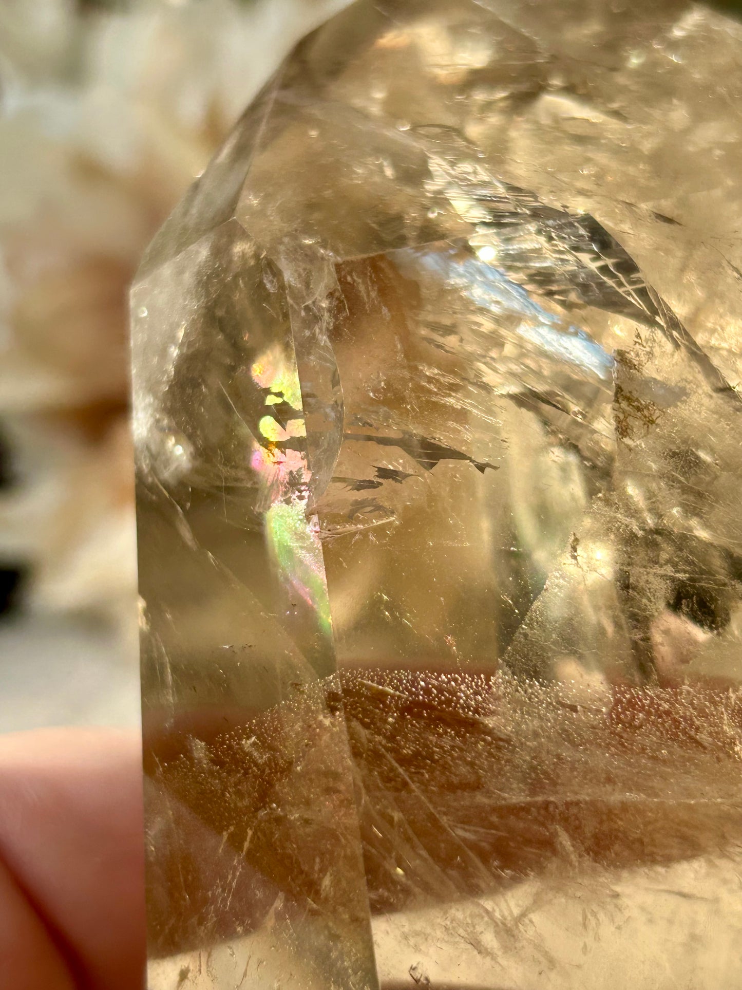 Citrine Statement Tower – Manifestation & Abundance