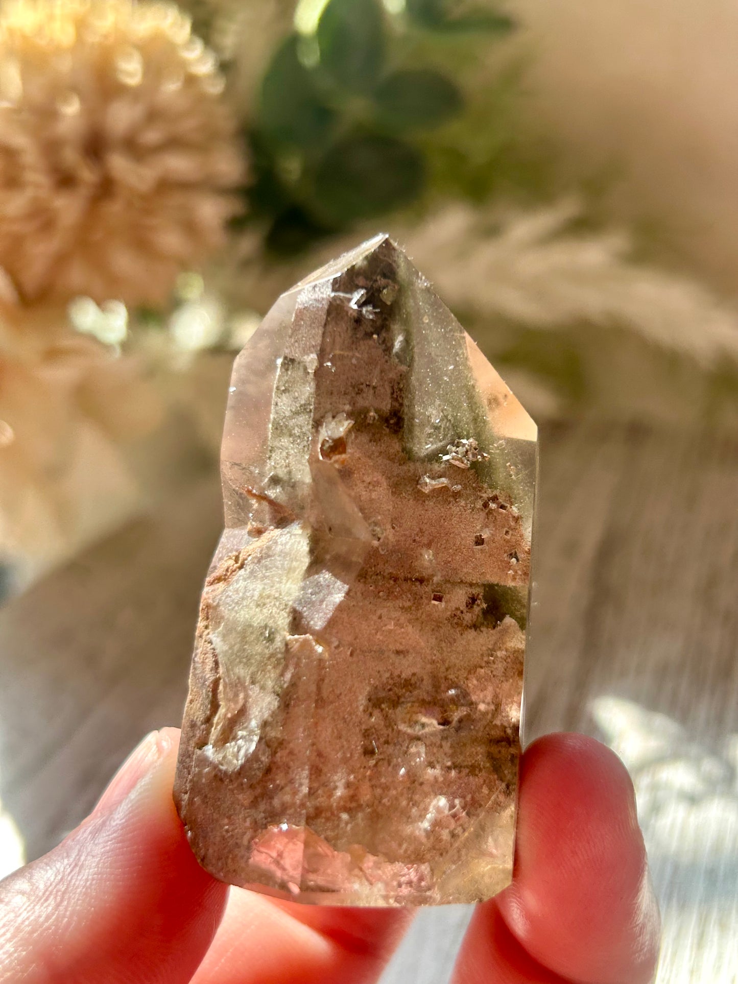 Inclusion Quartz Tower | Natural Quartz with Mineral Inclusions