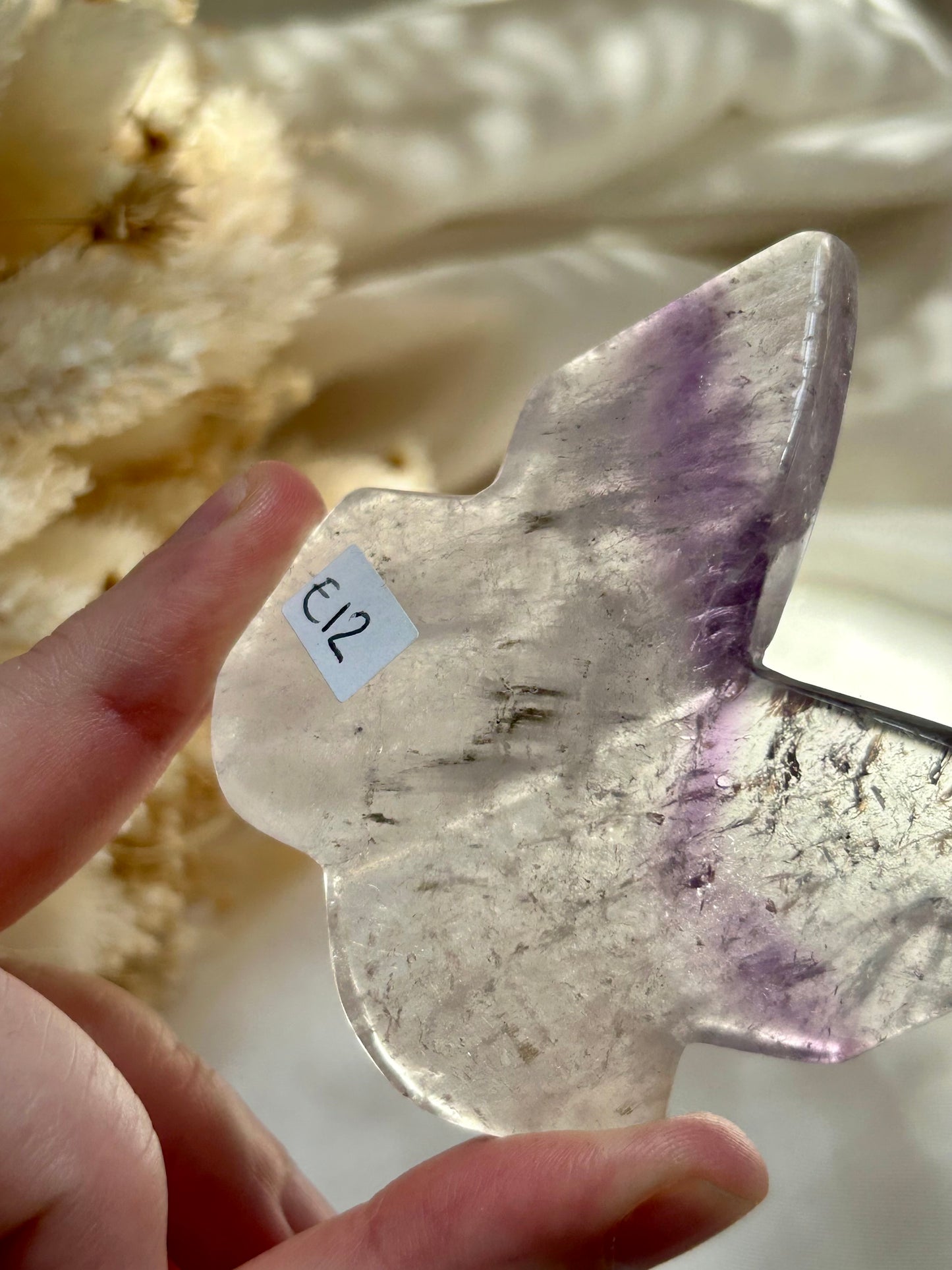 Phantom Amethyst Butterfly — Gentle Transformation, Inner Clarity
