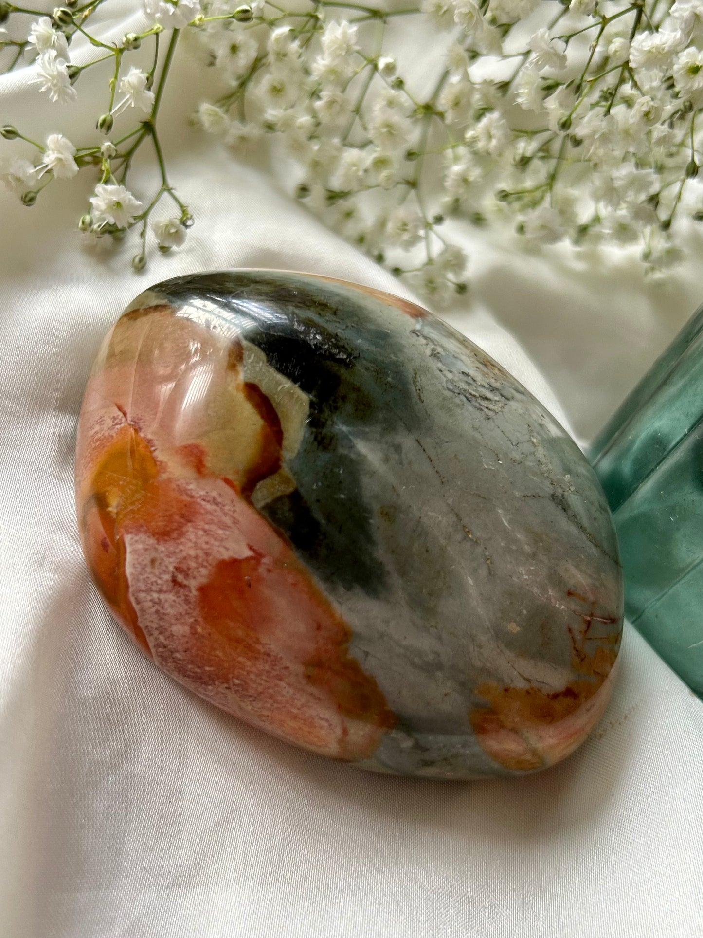 Polychrome Jasper pebble (Large)