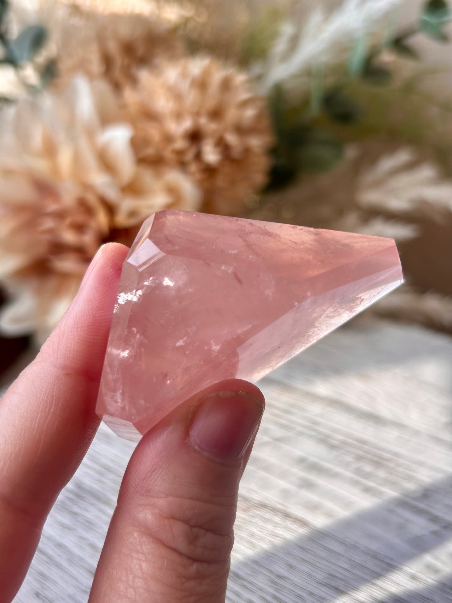 High Grade Bubblegum Pink Rose Quartz Freeform