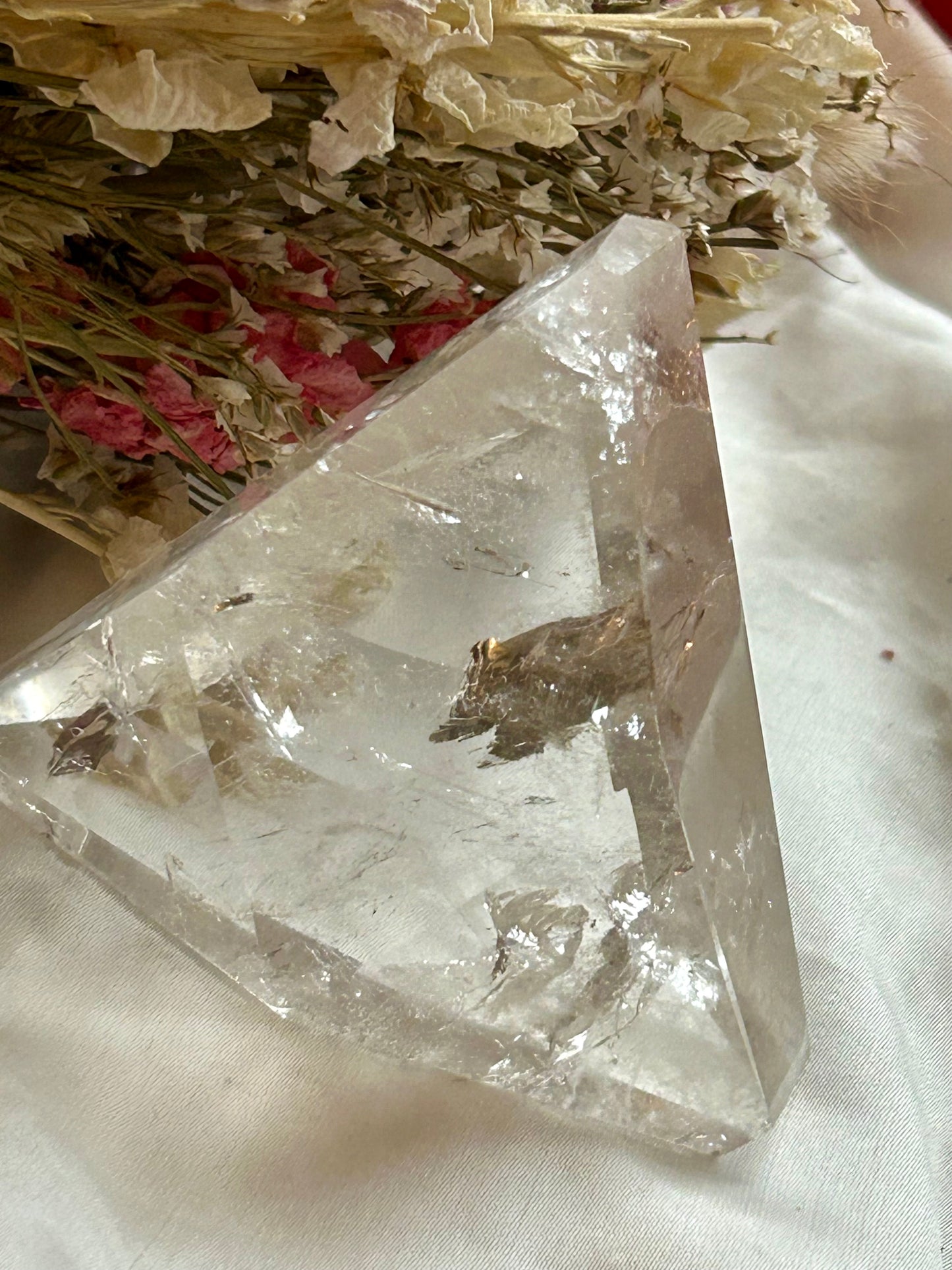 Clear Quartz triangle