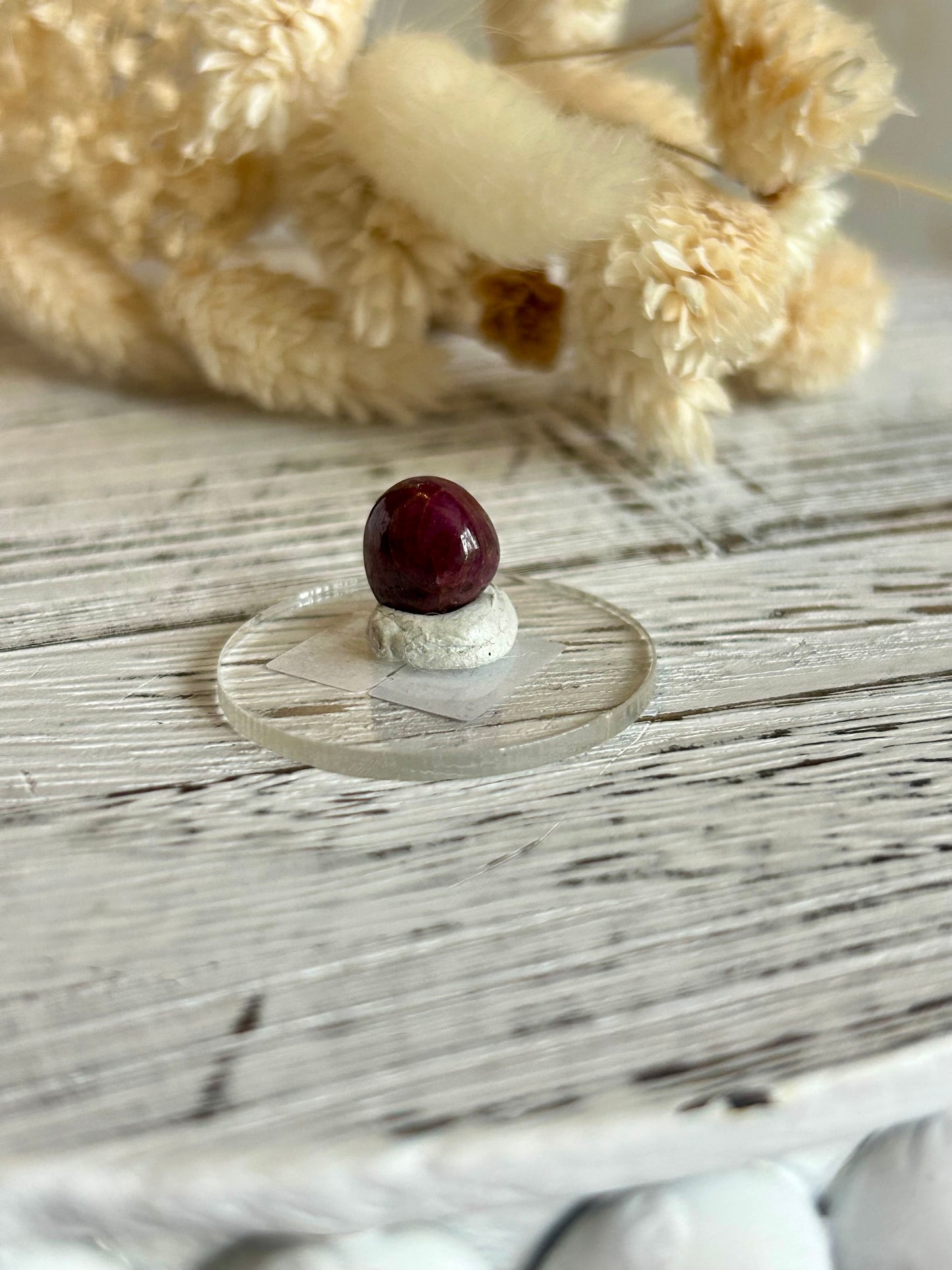 Natural Ruby Cabochon – Vitality, Courage & Heart Energy