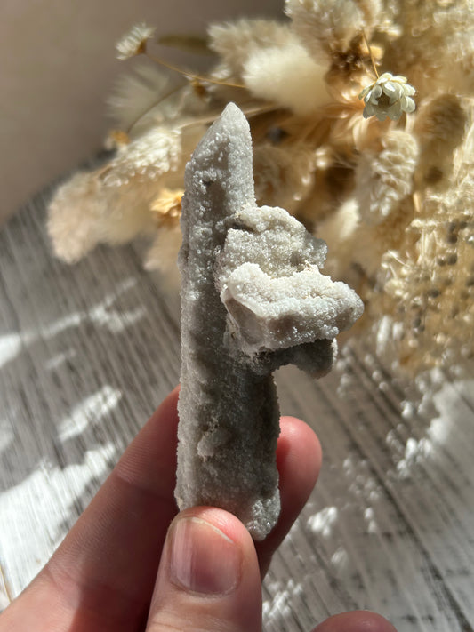 Witches Fingers Spirit Quartz – rare textured crystal cluster from South Africa, protective energy stone for grounding and transformation