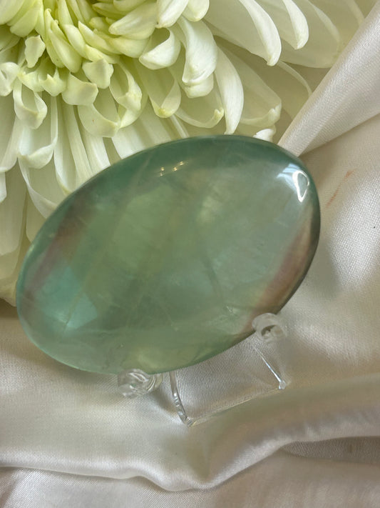 Candy Fluorite palm stone