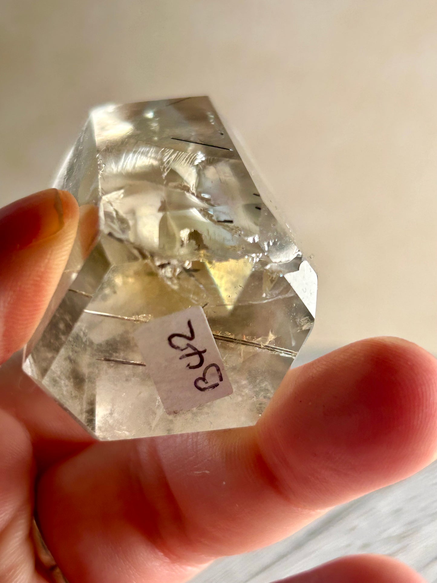 Citrine Rutile Tower – Golden Threads of Light