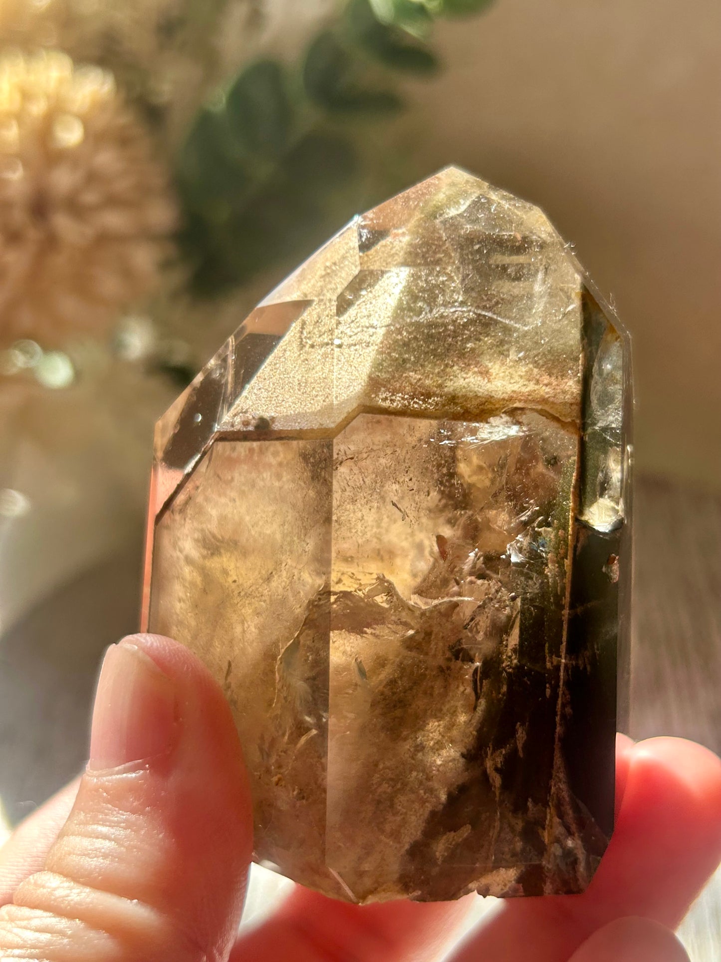 Inclusion Quartz Tower | Natural Quartz with Mineral Inclusions