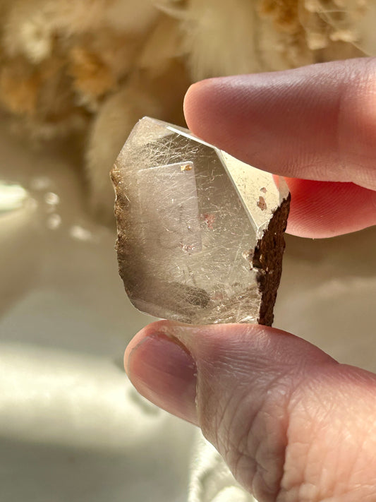 Semi polished Rutile freeform