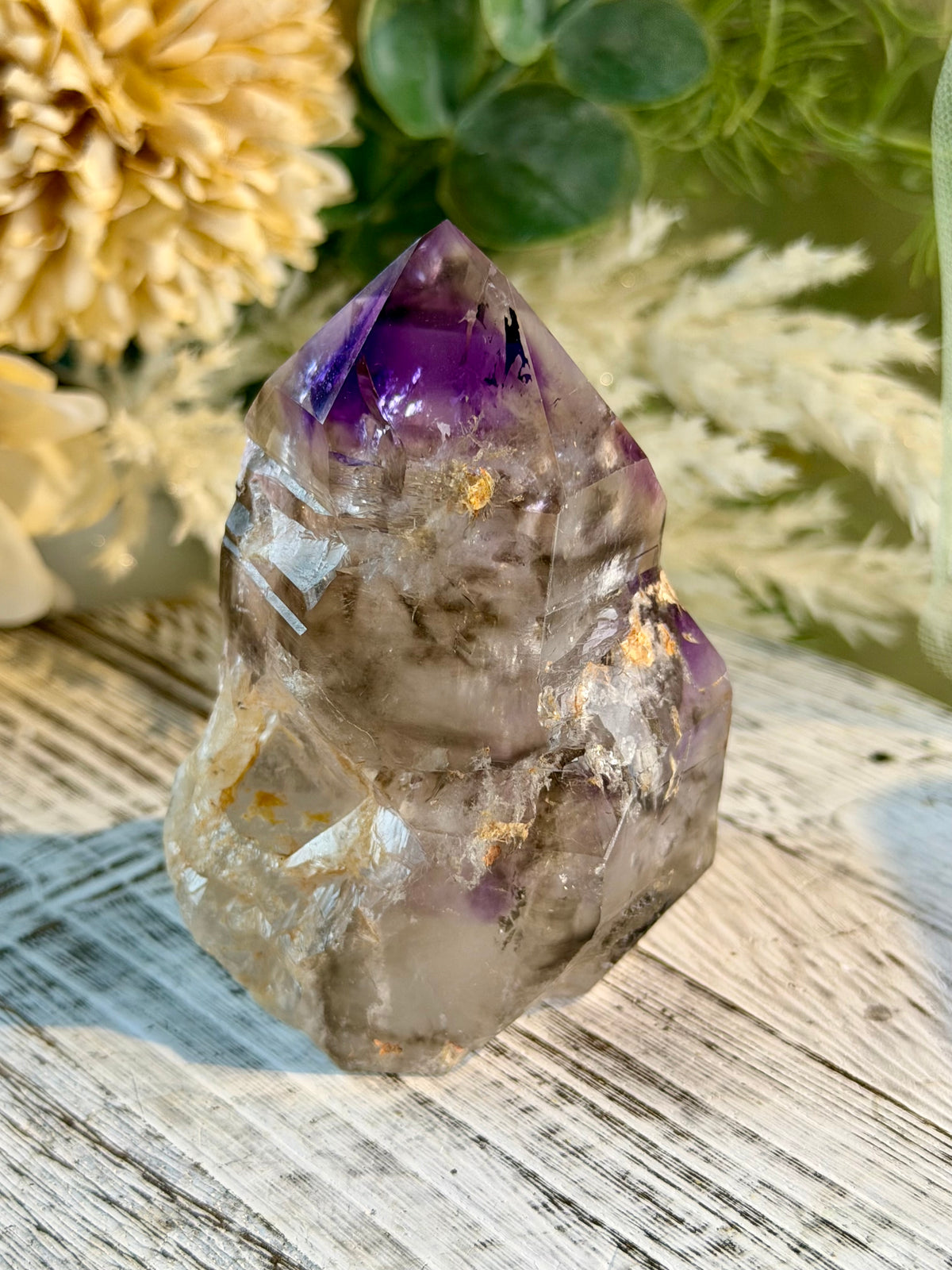 Polished Amethyst Elestial | Brazil | Self Standing