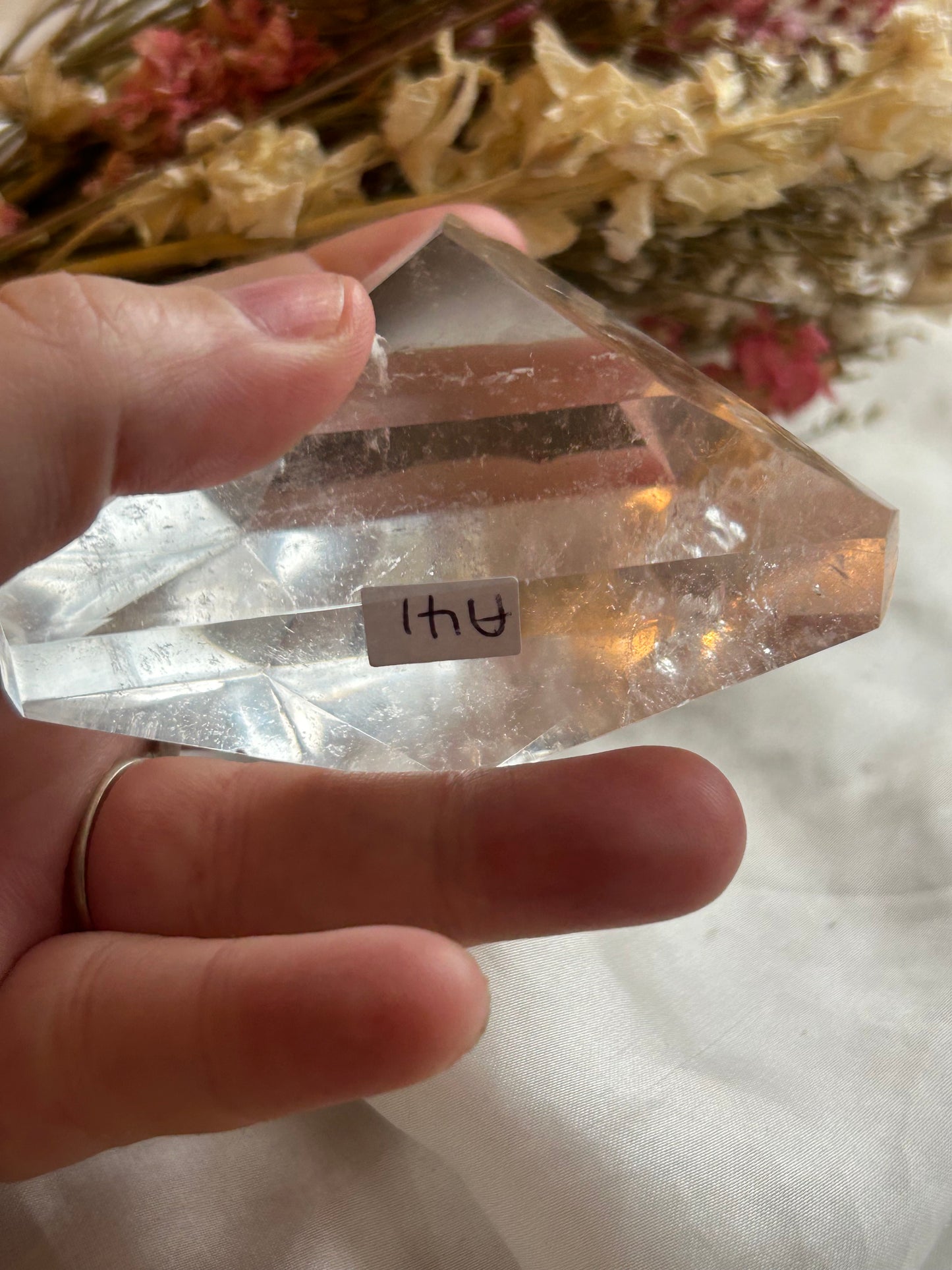 Clear Quartz triangle