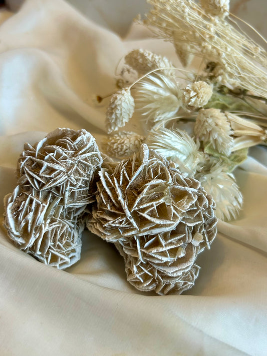 Desert rose crystal grounding stone