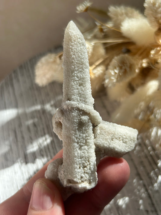 Witches Fingers Spirit Quartz – rare textured crystal cluster from South Africa, protective energy stone for grounding and transformation