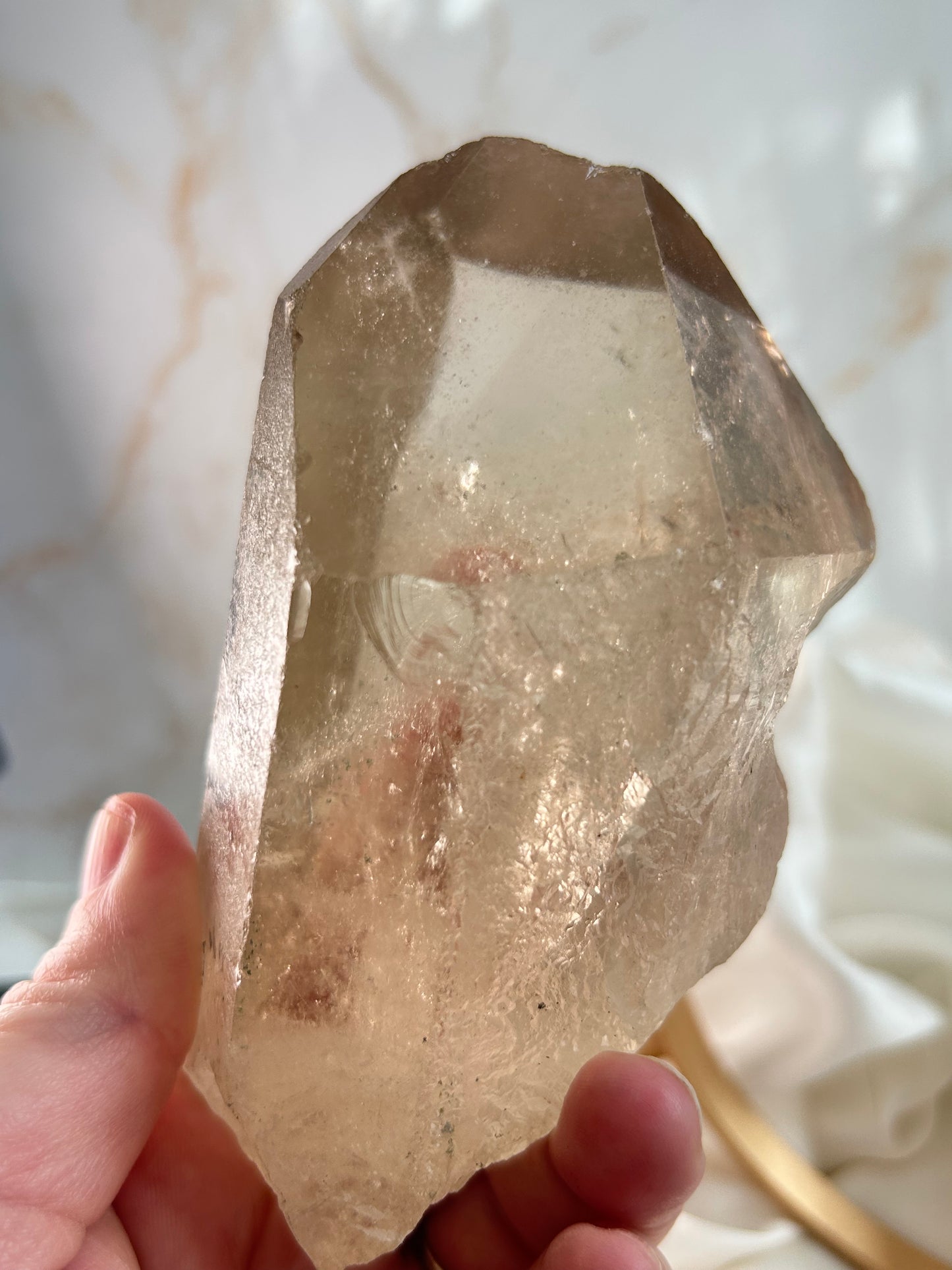 Citrine Point – Natural Golden Quartz from Brazil | Custom stand included