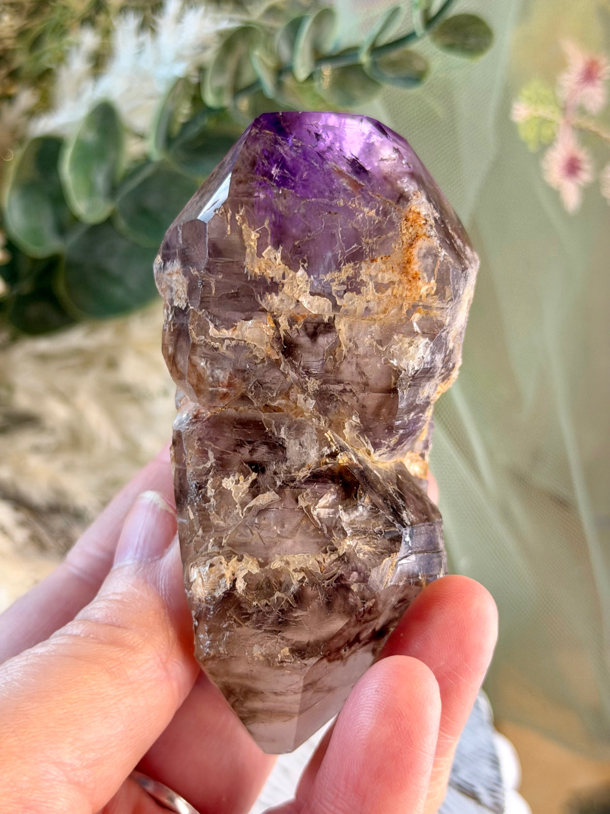 Polished Amethyst Elestial | Brazil