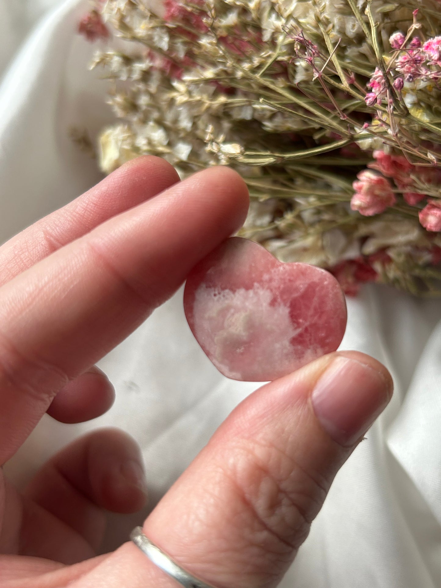 Mini Rhodochrosite heart