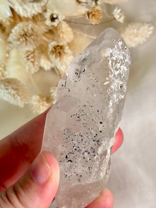 Anatase / Hematite Included Quartz Point