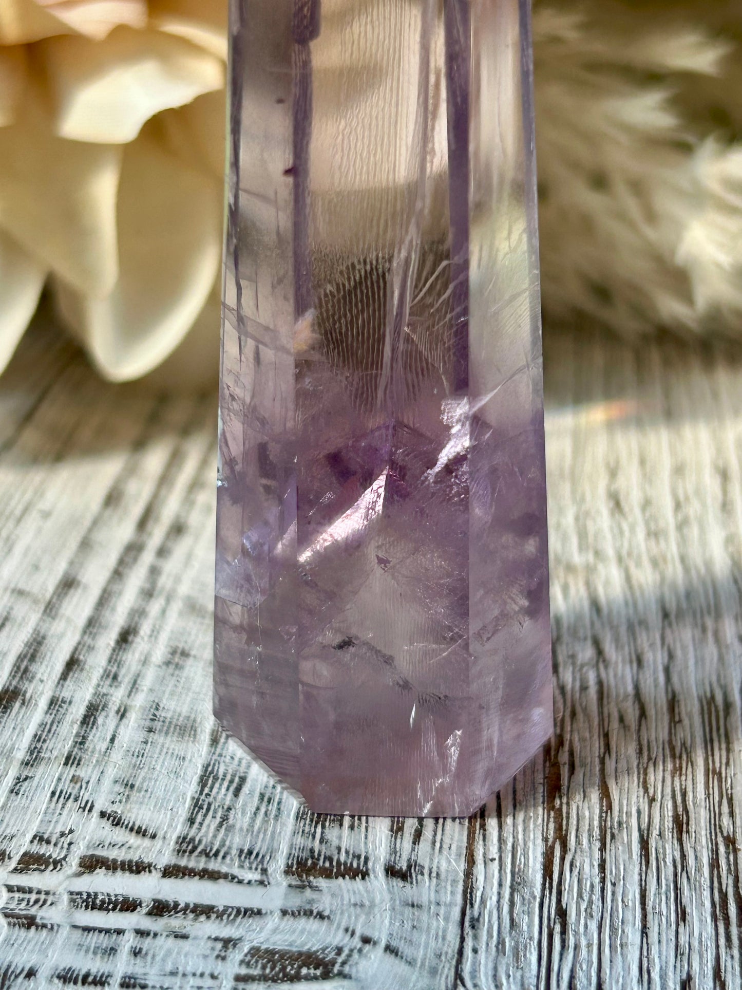 Royal Amethyst Towers — Polished Points — Phantom Inclusion