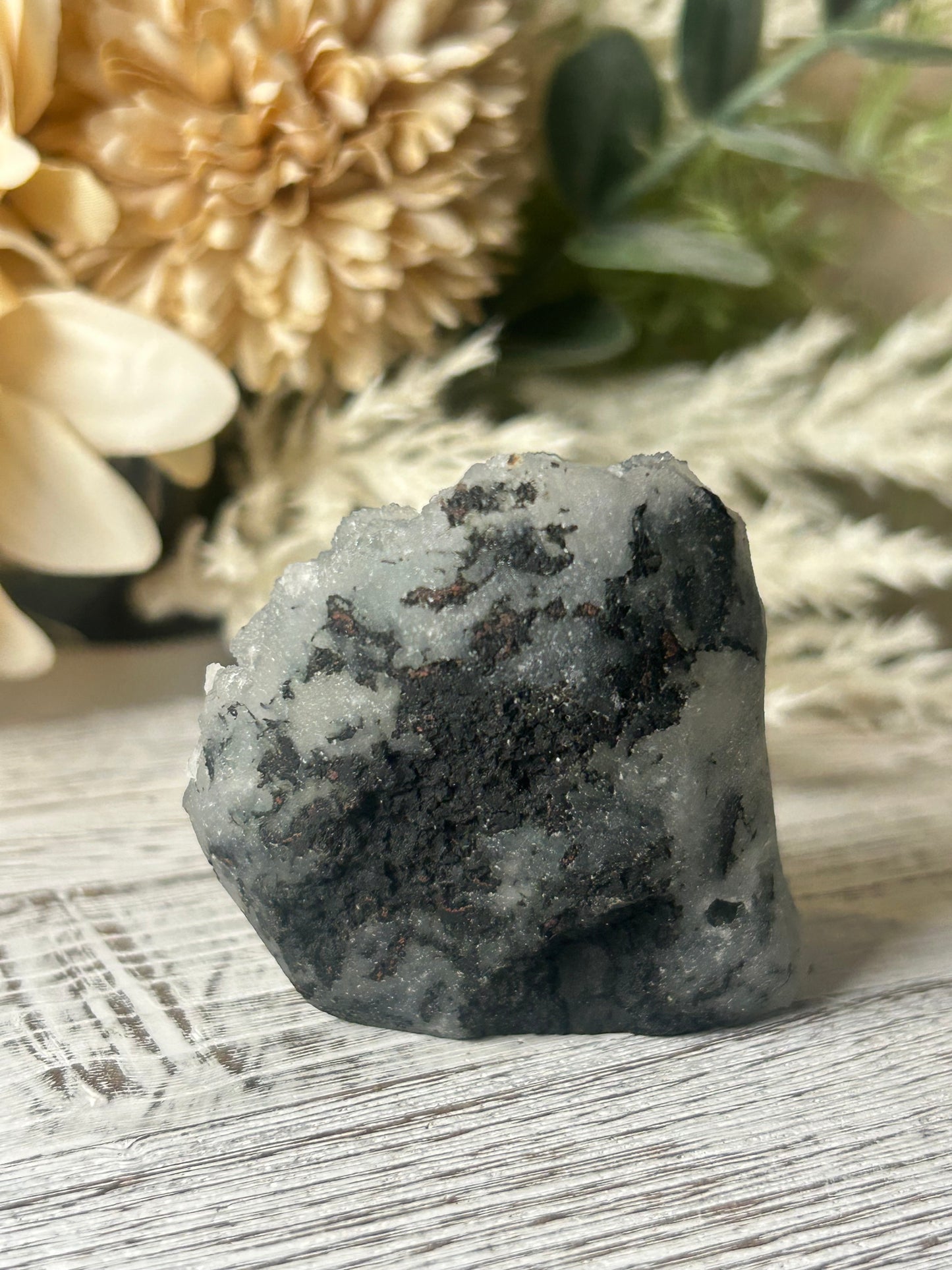 Grey Chalcedony Cluster – Grey Botryoidal Formation