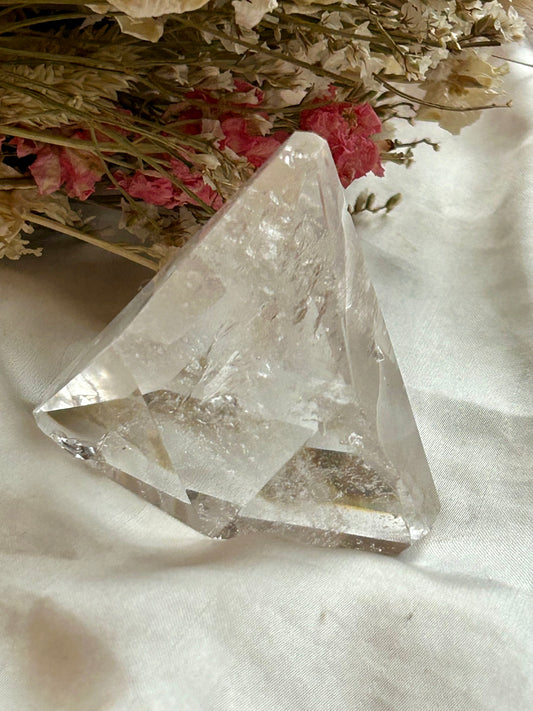 Clear Quartz triangle