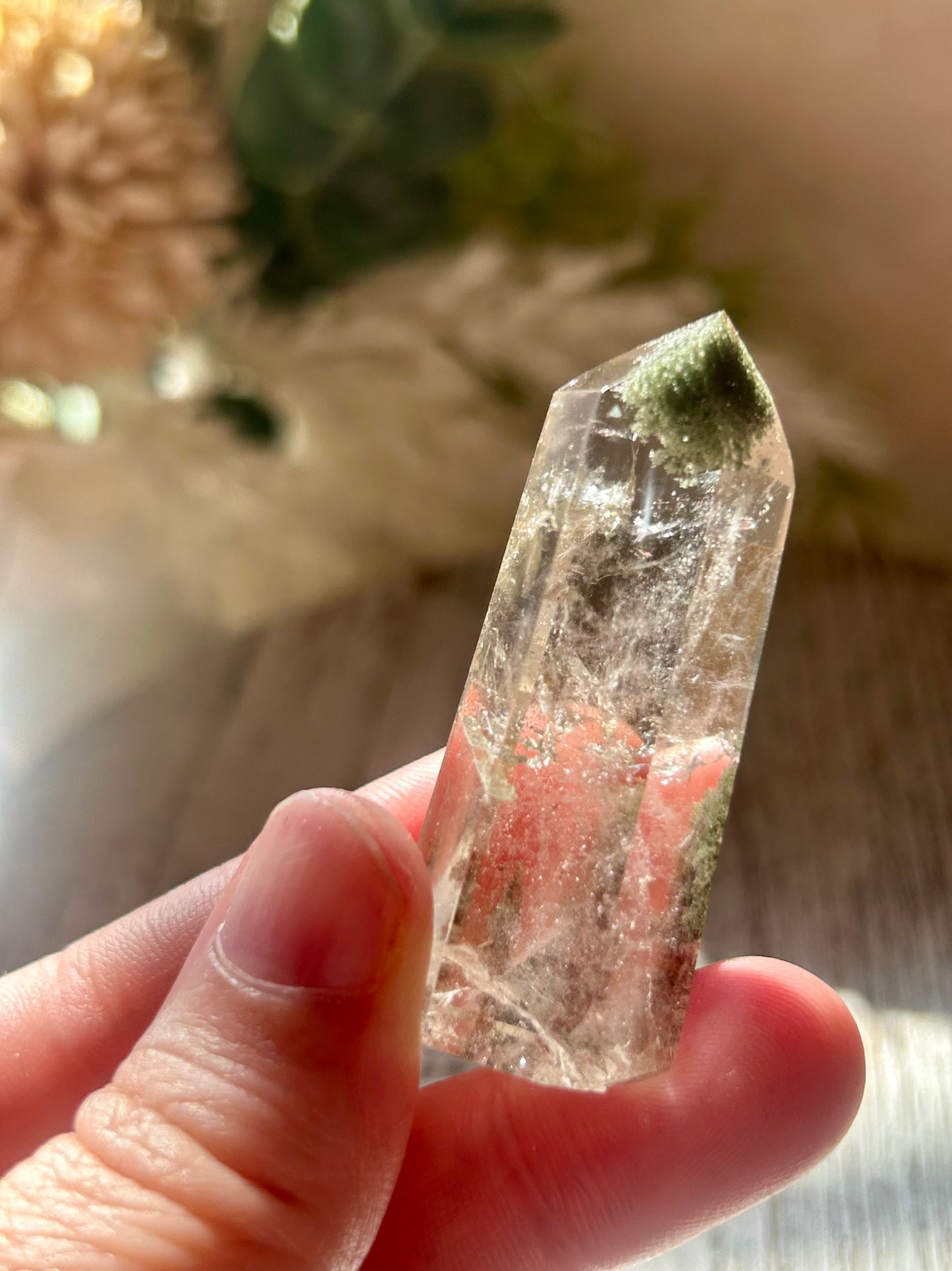 Inclusion Quartz Tower | Natural Quartz with Mineral Inclusions