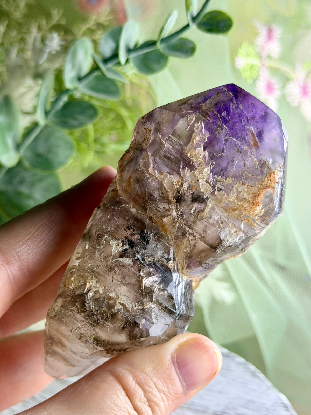 Polished Amethyst Elestial | Brazil
