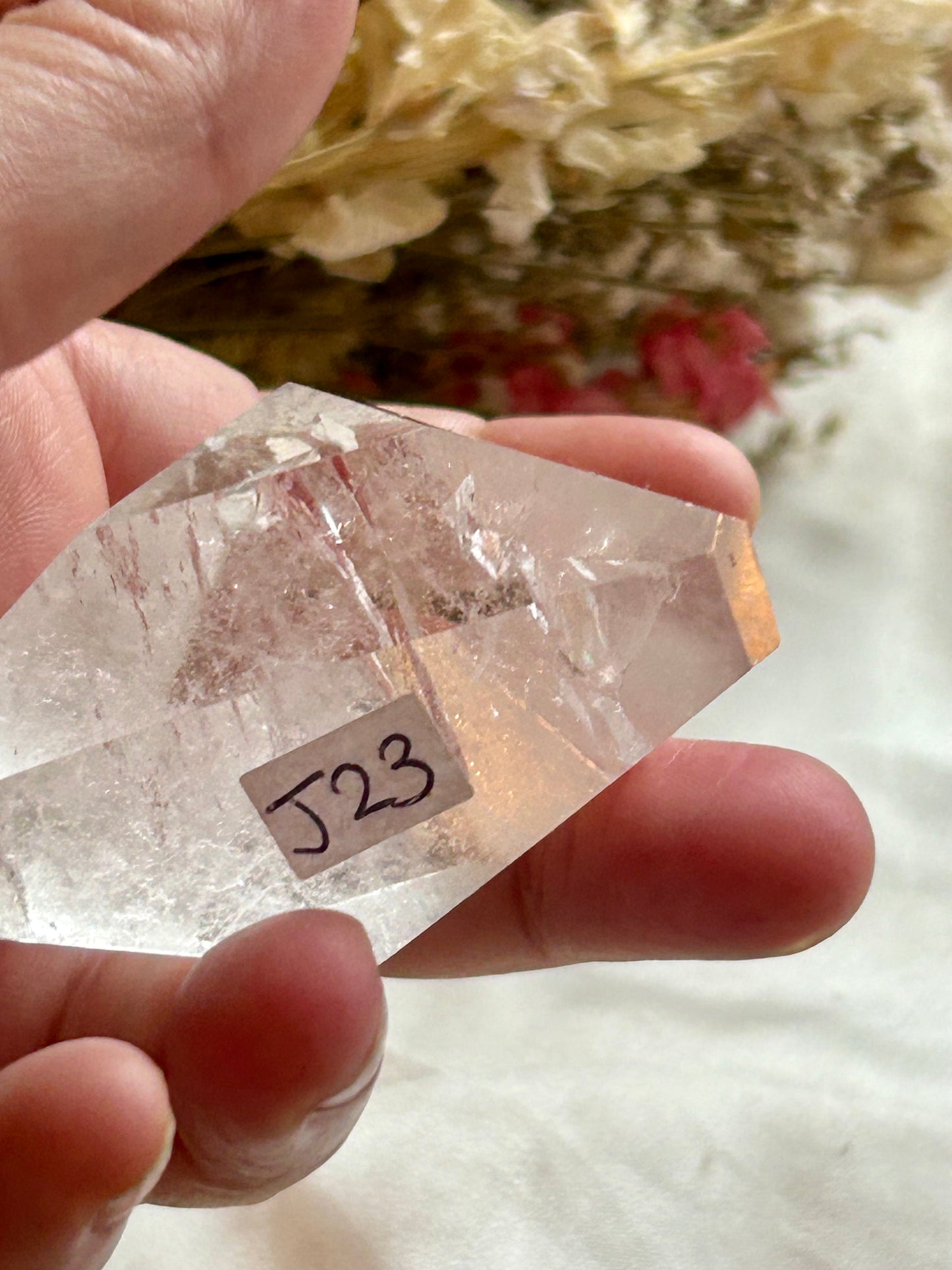 Clear Quartz triangle