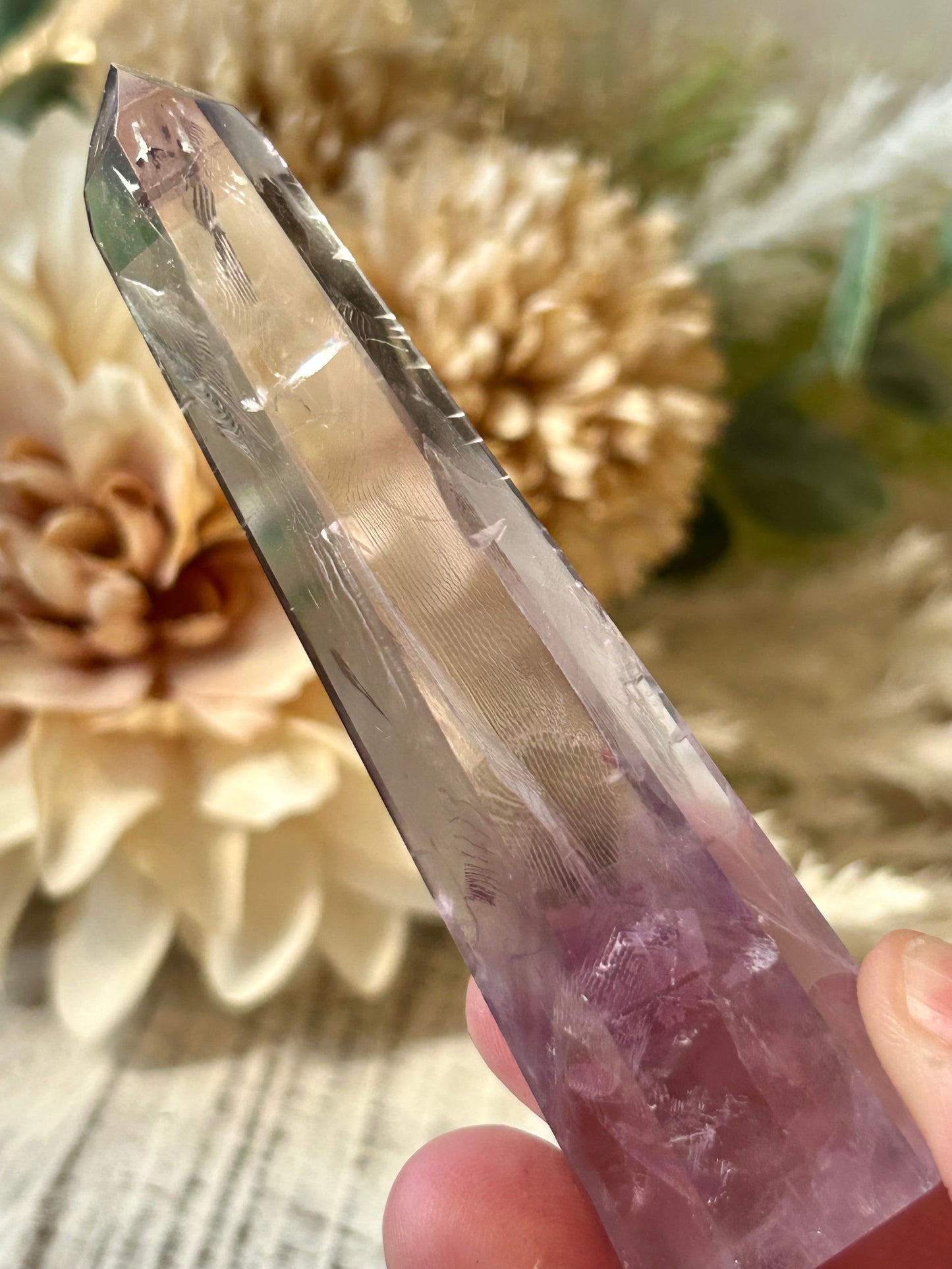 Royal Amethyst Towers — Polished Points — Phantom Inclusion