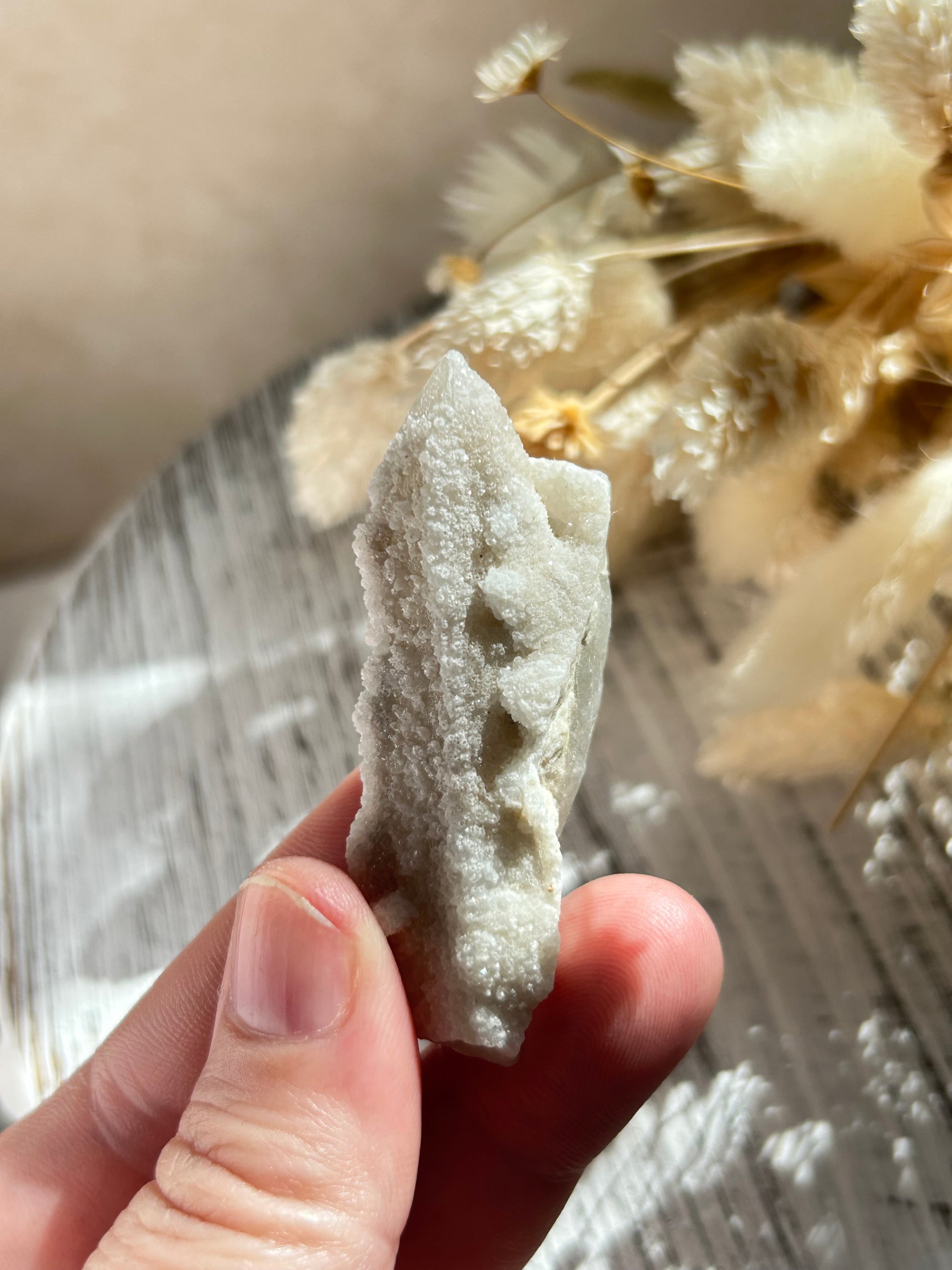 Witches Fingers Spirit Quartz – rare textured crystal cluster from South Africa, protective energy stone for grounding and transformation