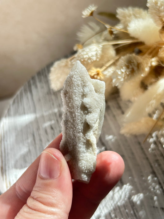 Witches Fingers Spirit Quartz – rare textured crystal cluster from South Africa, protective energy stone for grounding and transformation
