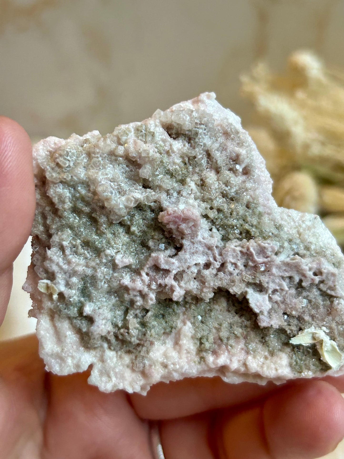 Pink Halite Crystal | Natural Pink Halite Mineral Specimen