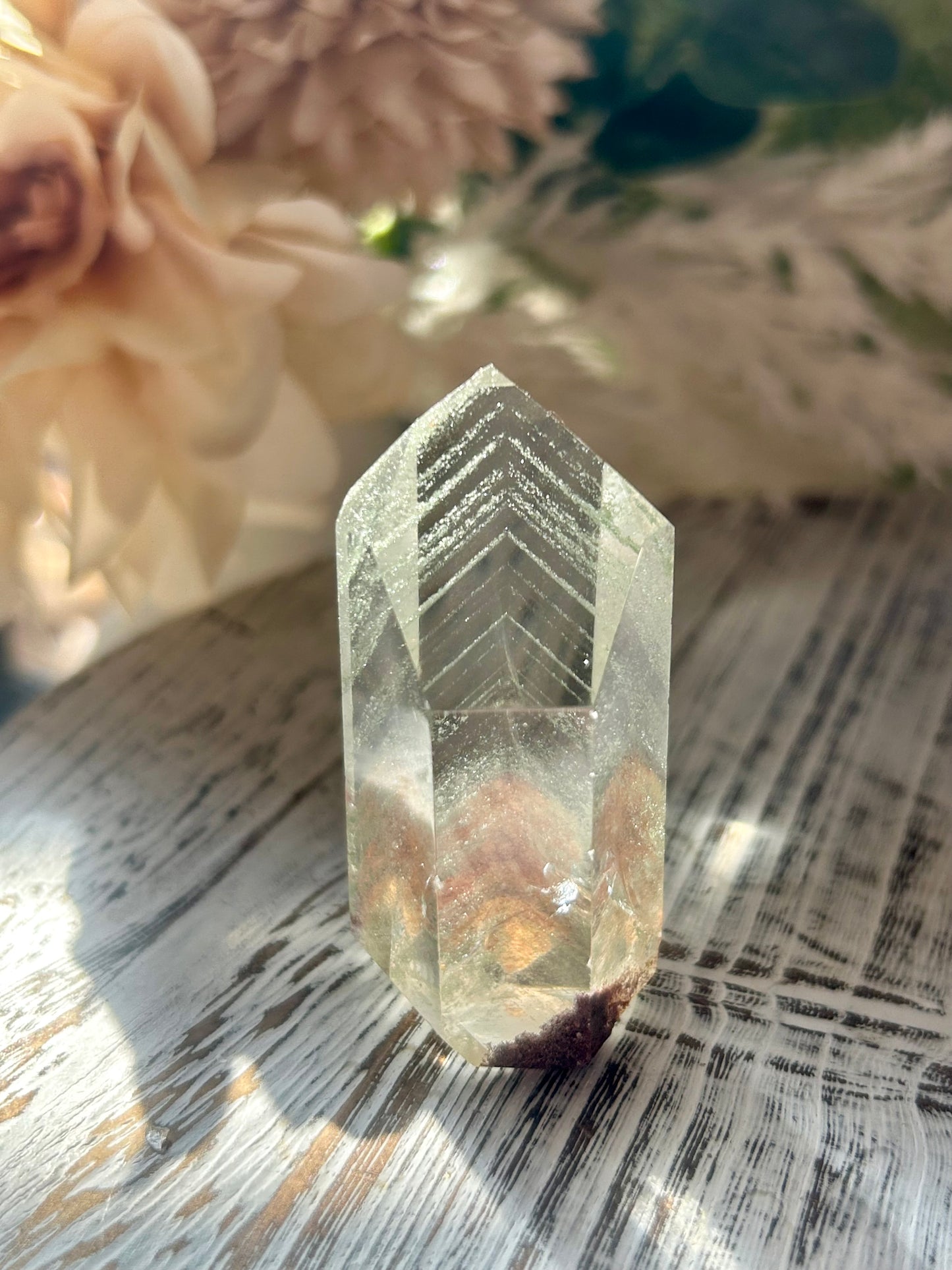 Inclusion Quartz Tower | Natural Quartz with Mineral Inclusions