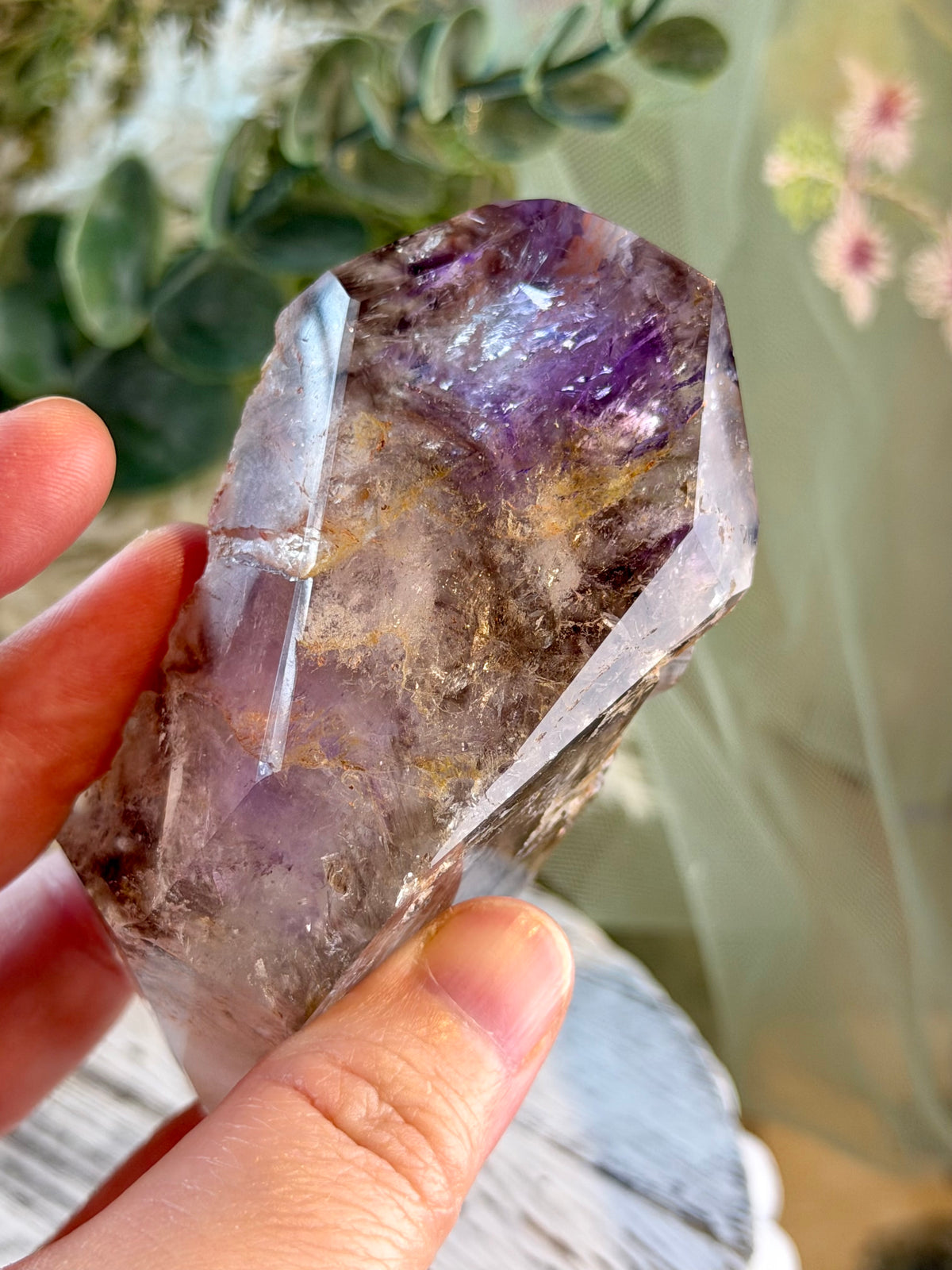Polished Amethyst Elestial | Brazil