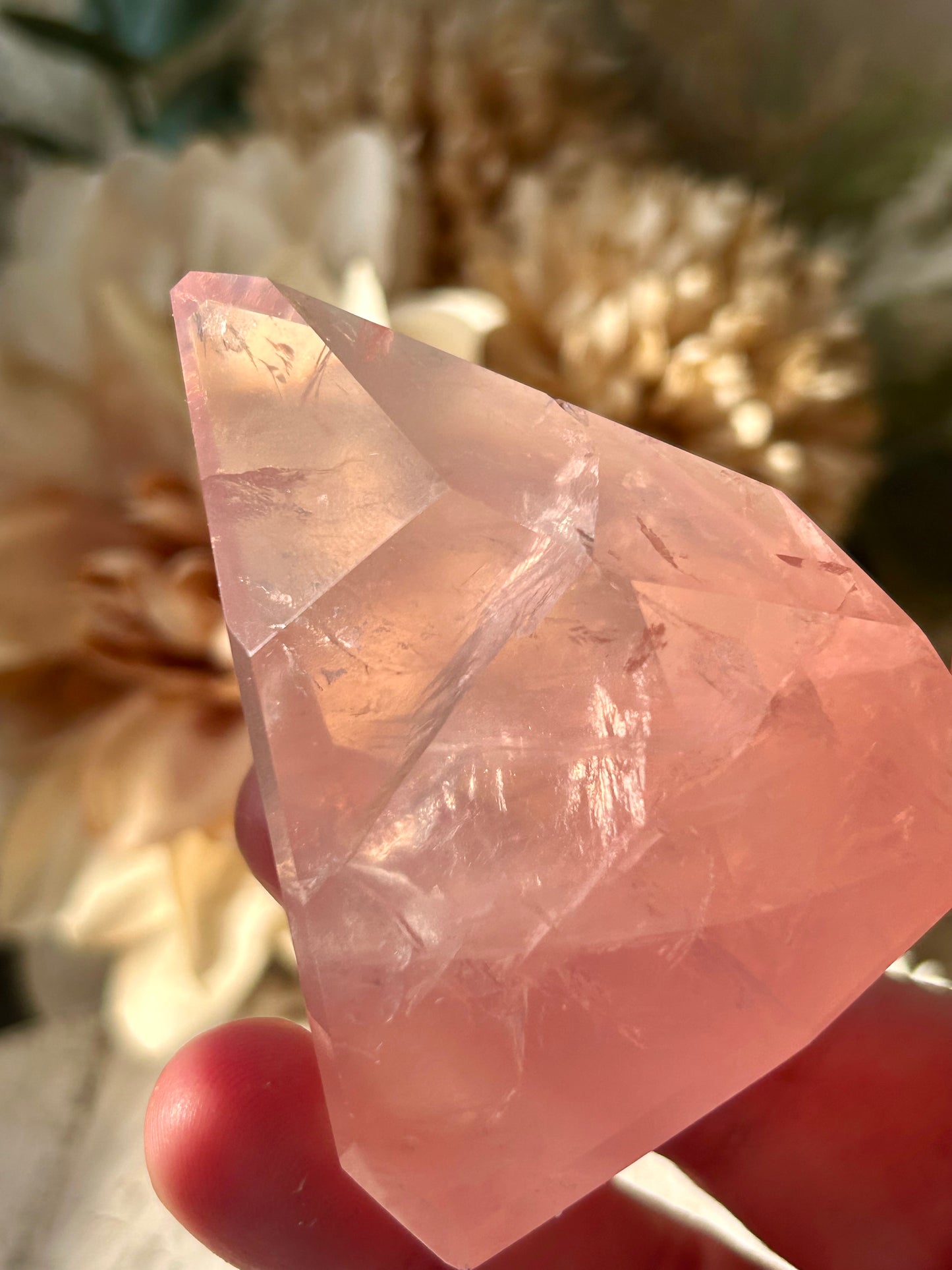 High Grade Bubblegum Pink Rose Quartz Freeform