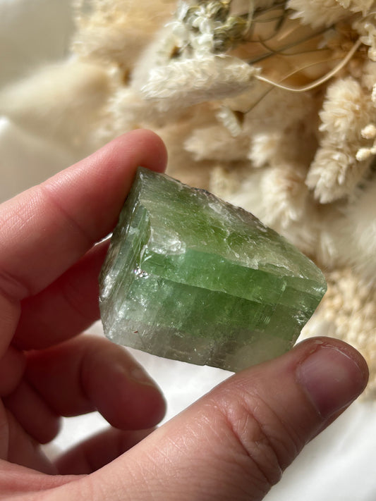 Green Apophyllite Cube | Heart-Clearing & Uplifting
