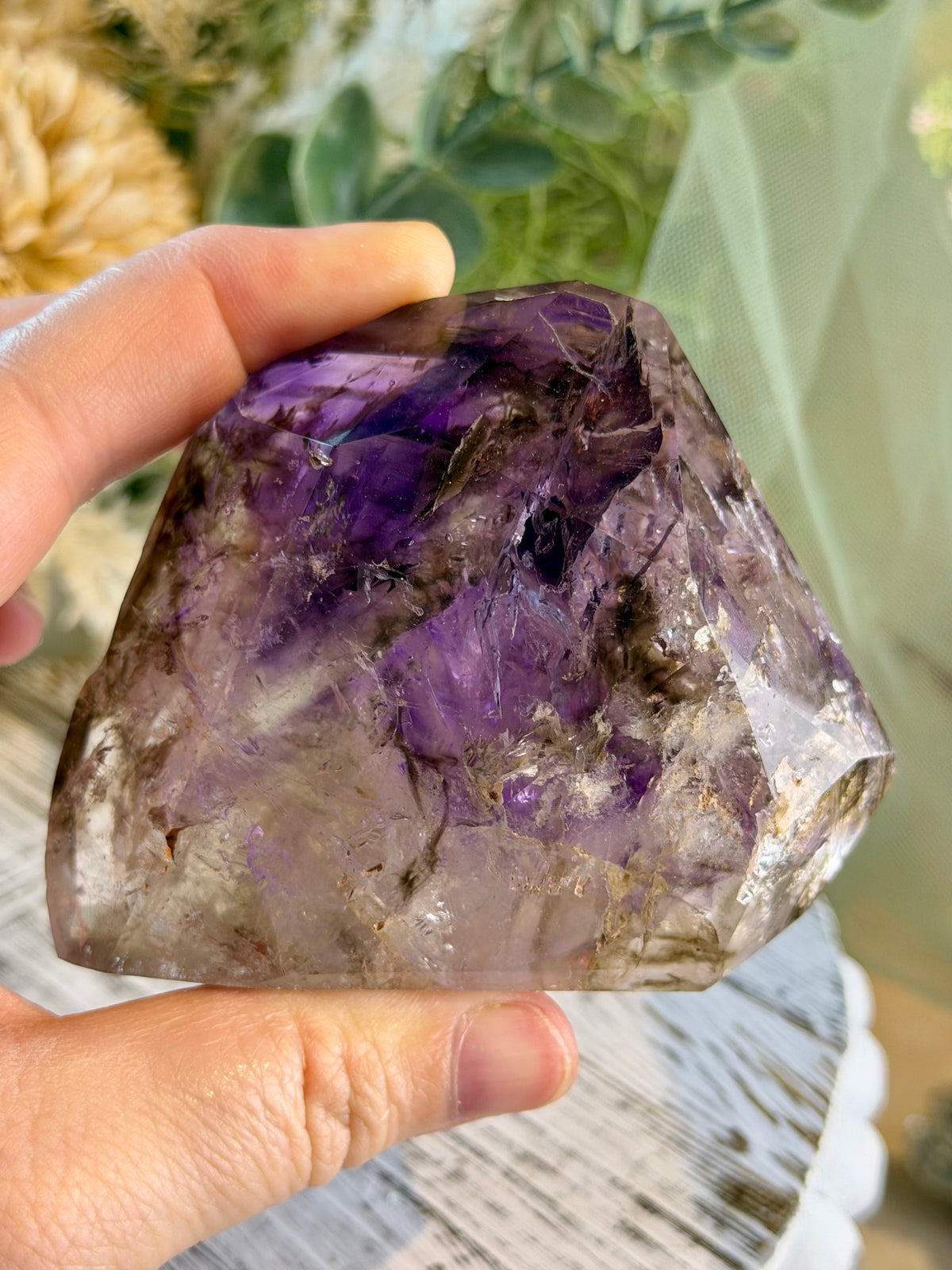 Polished Amethyst Elestial | Brazil