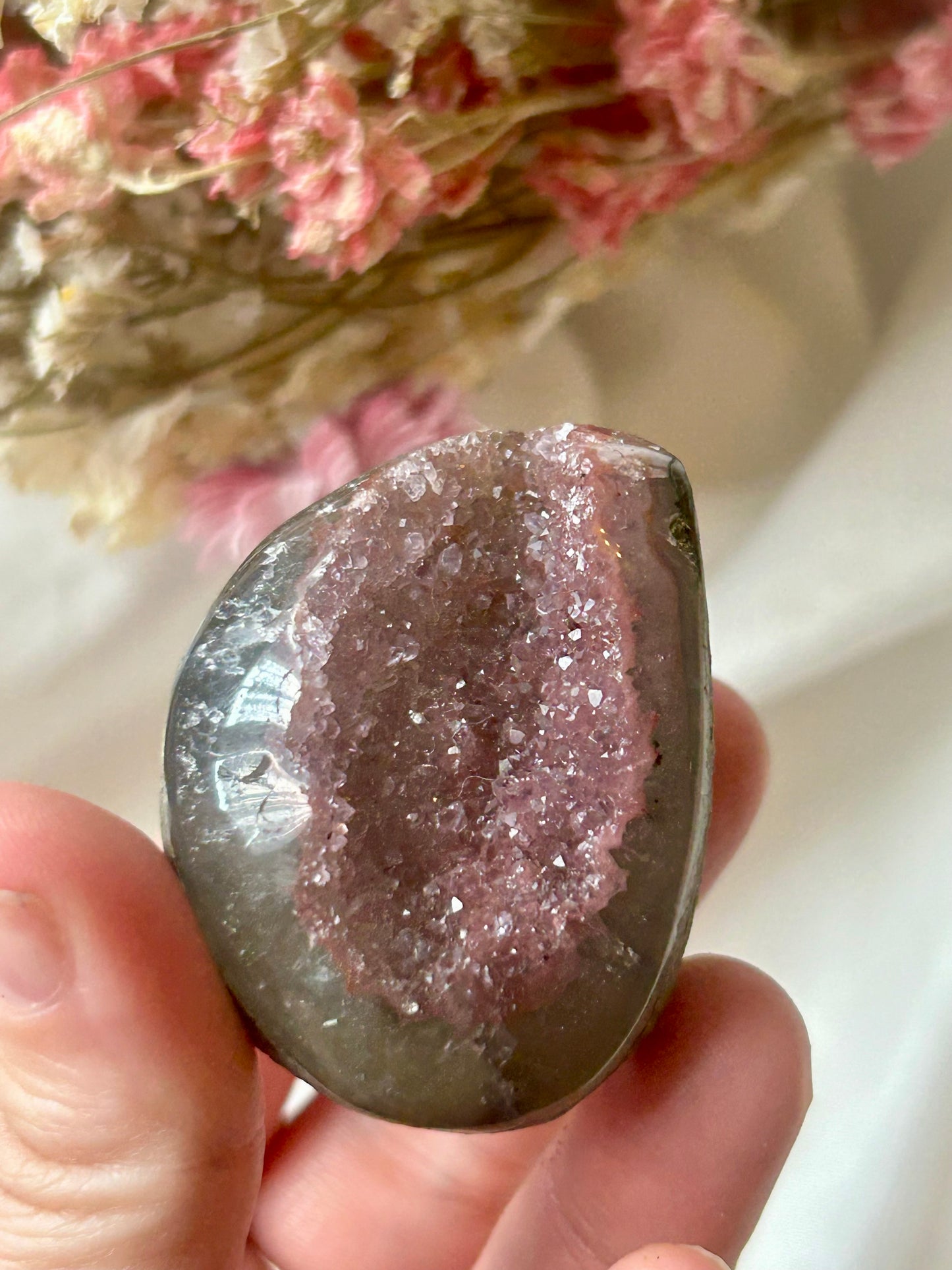 Deep Pink Rainbow Amethyst (mini)