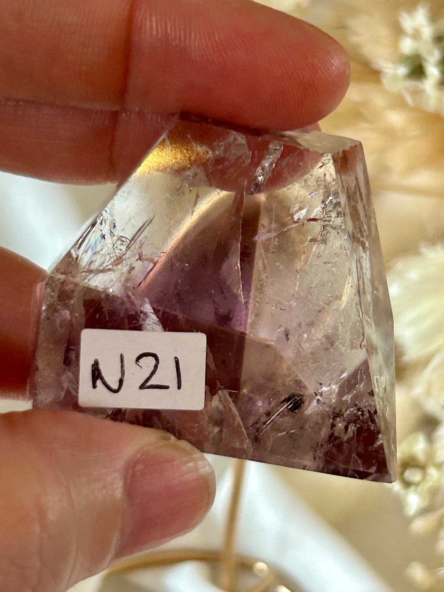 Gem Phantom Amethyst Freeform – Layered Light & Spiritual Power