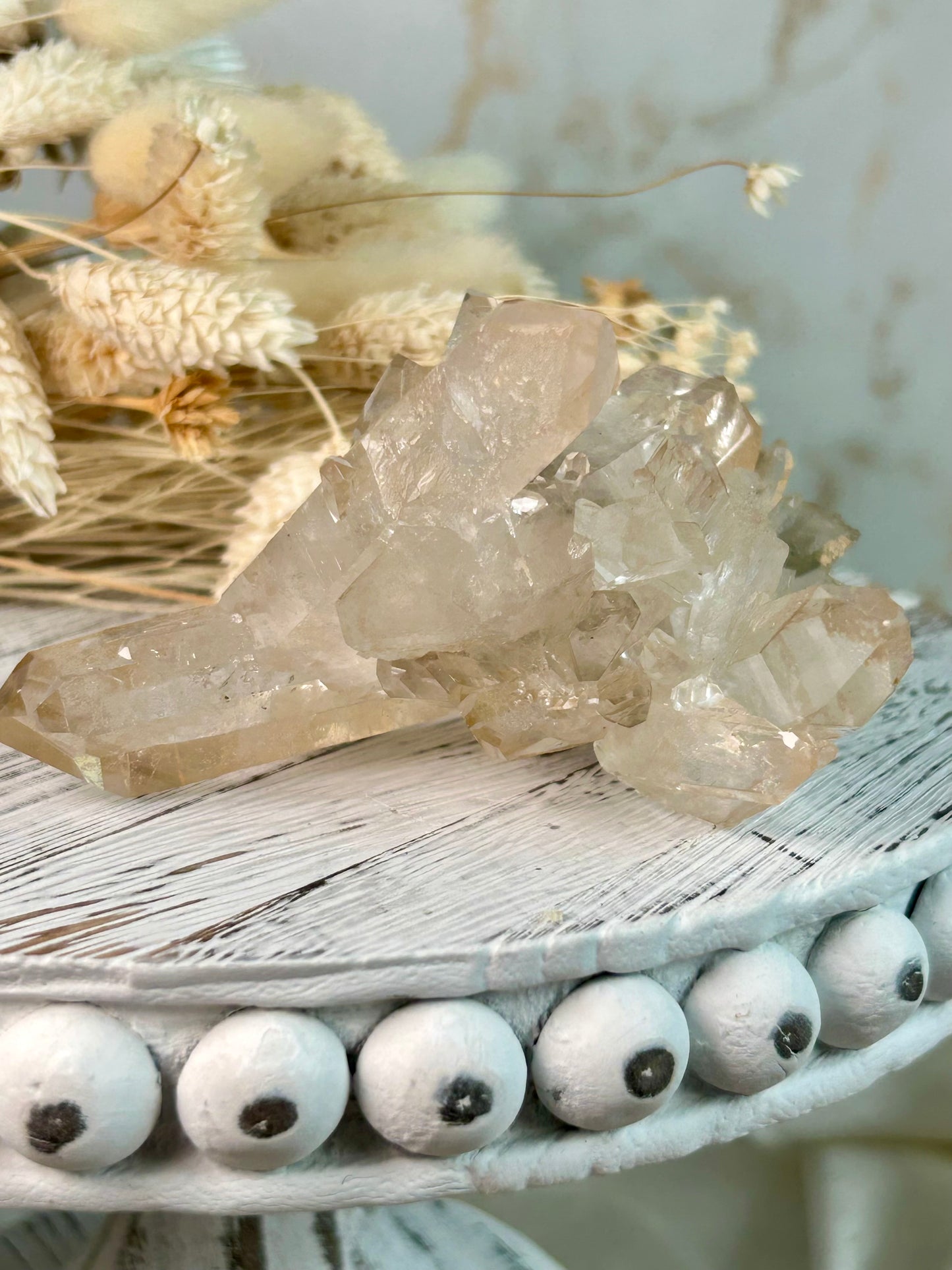 Golden Sea de Souza Quartz Cluster – Radiance, Clarity & Amplification