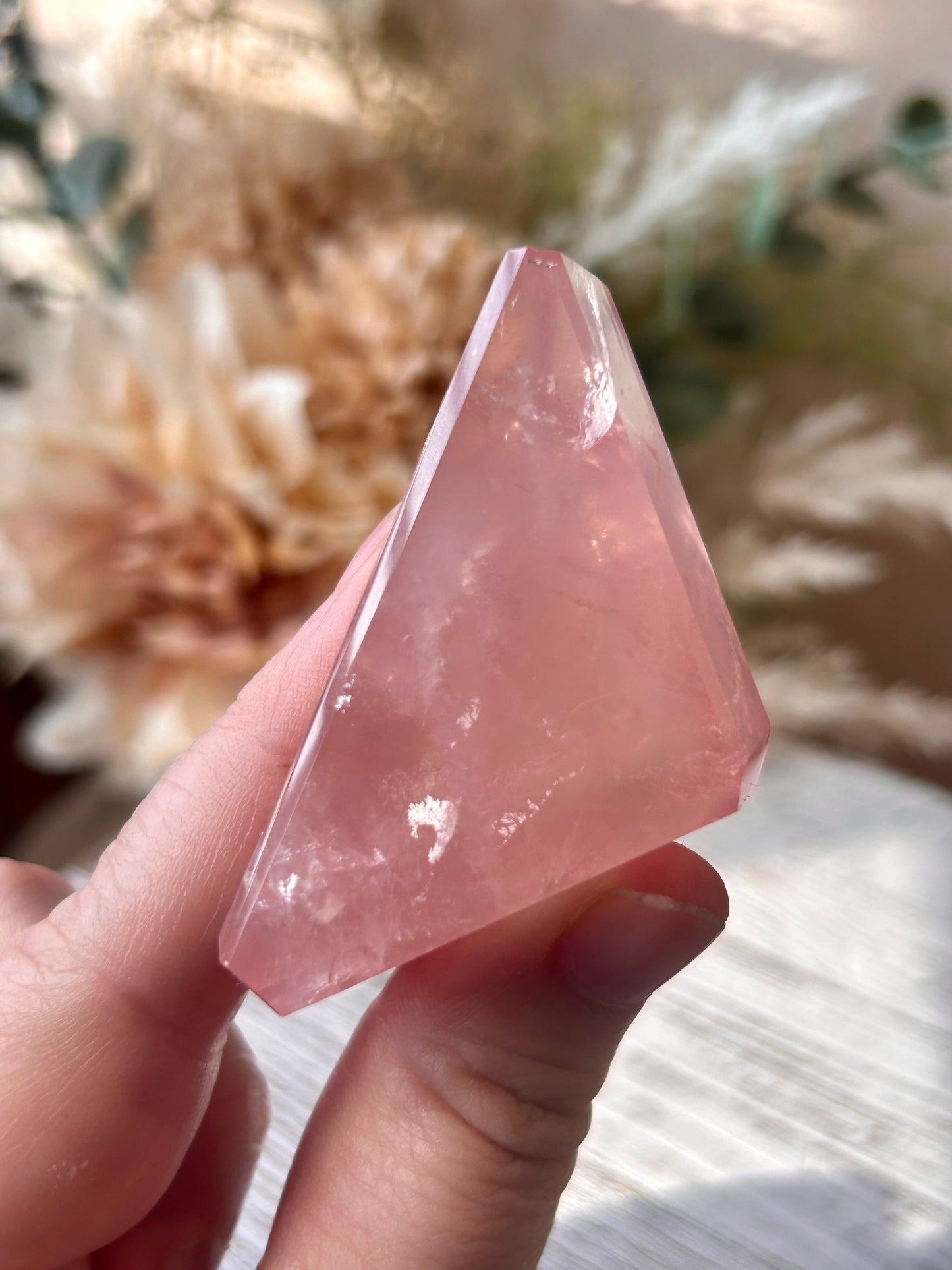 High Grade Bubblegum Pink Rose Quartz Freeform
