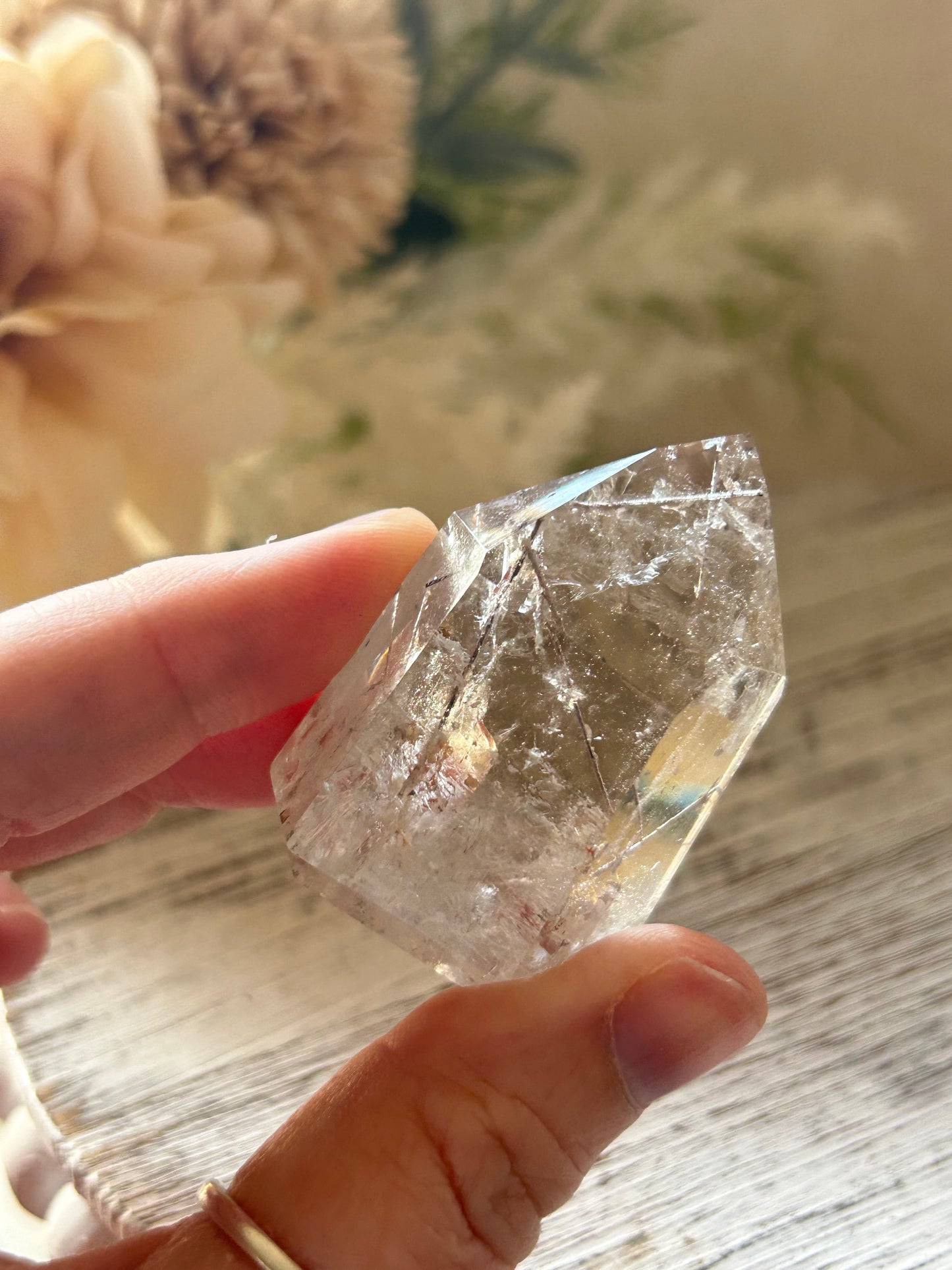 Citrine Rutile Tower – Golden Threads of Light