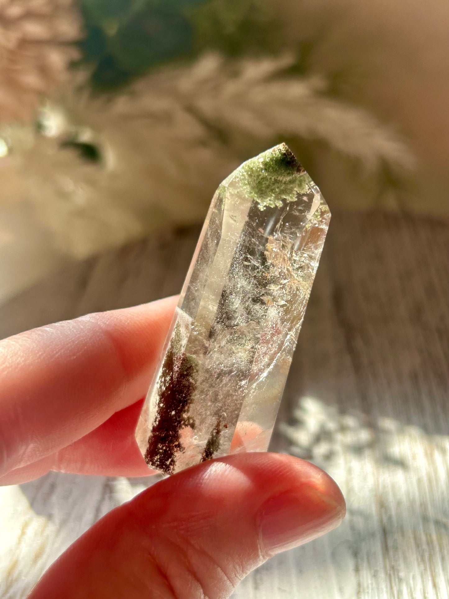 Inclusion Quartz Tower | Natural Quartz with Mineral Inclusions