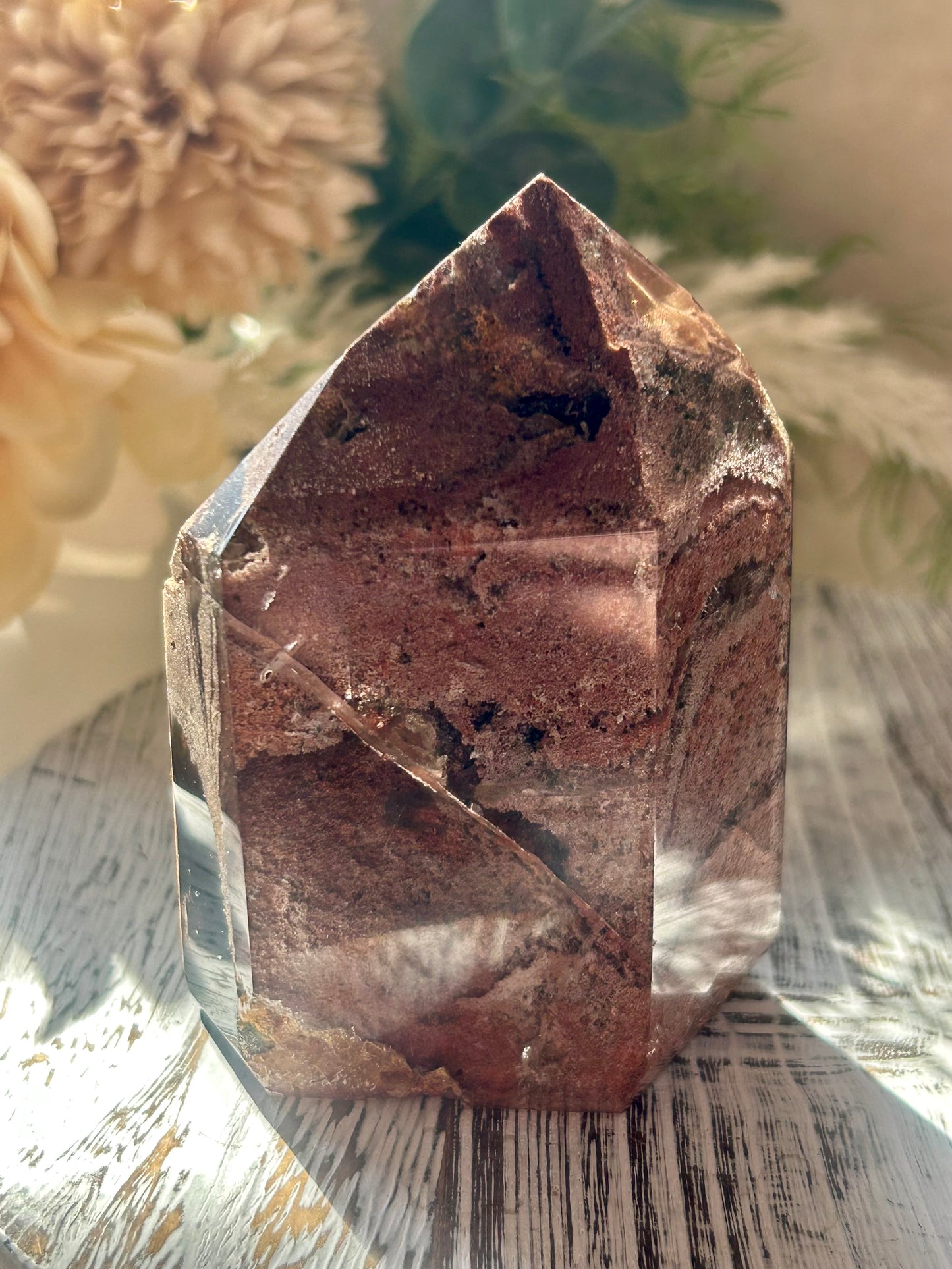 Inclusion Quartz Tower | Natural Quartz with Mineral Inclusions
