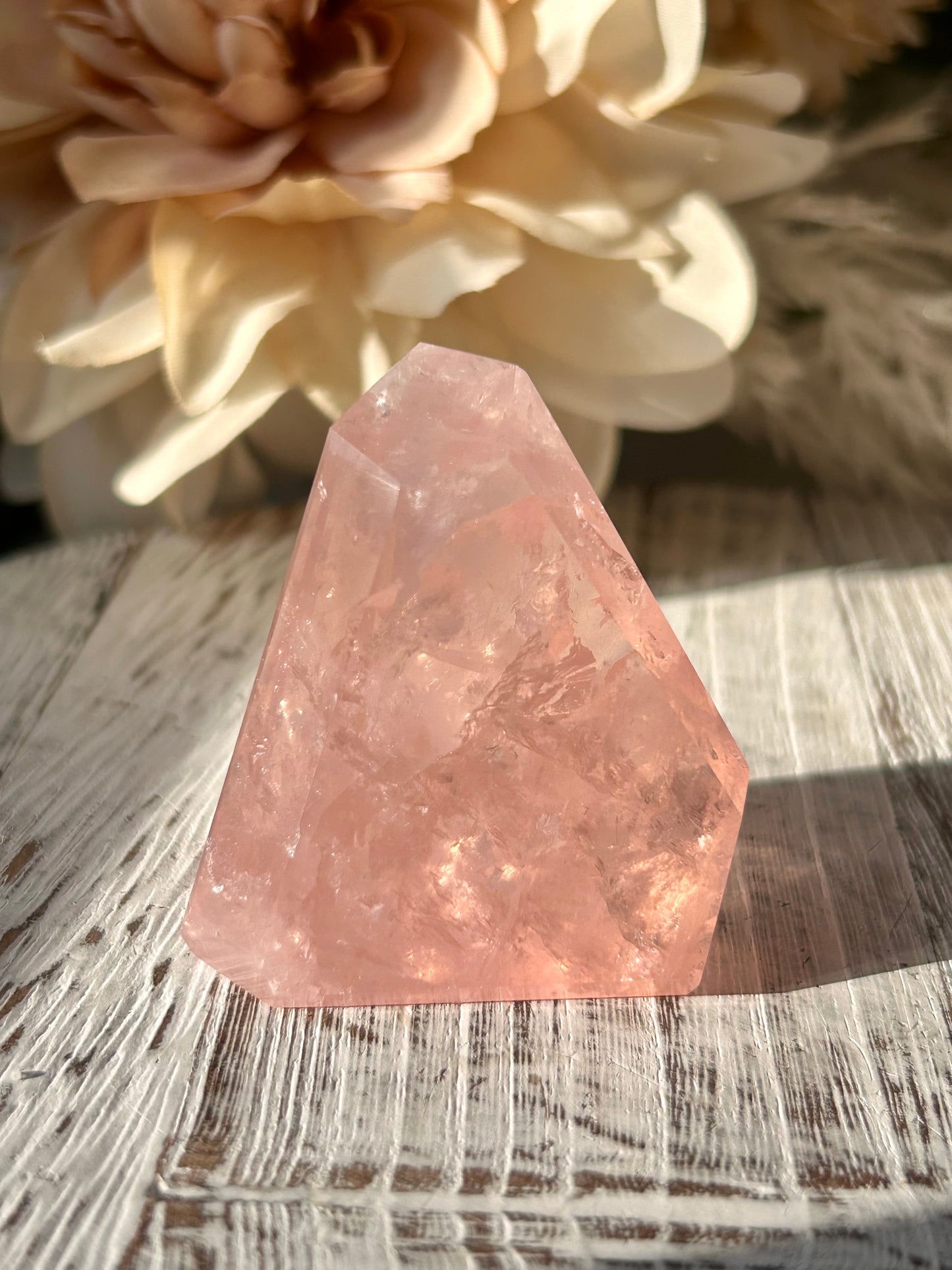 High Grade Bubblegum Pink Rose Quartz Freeform